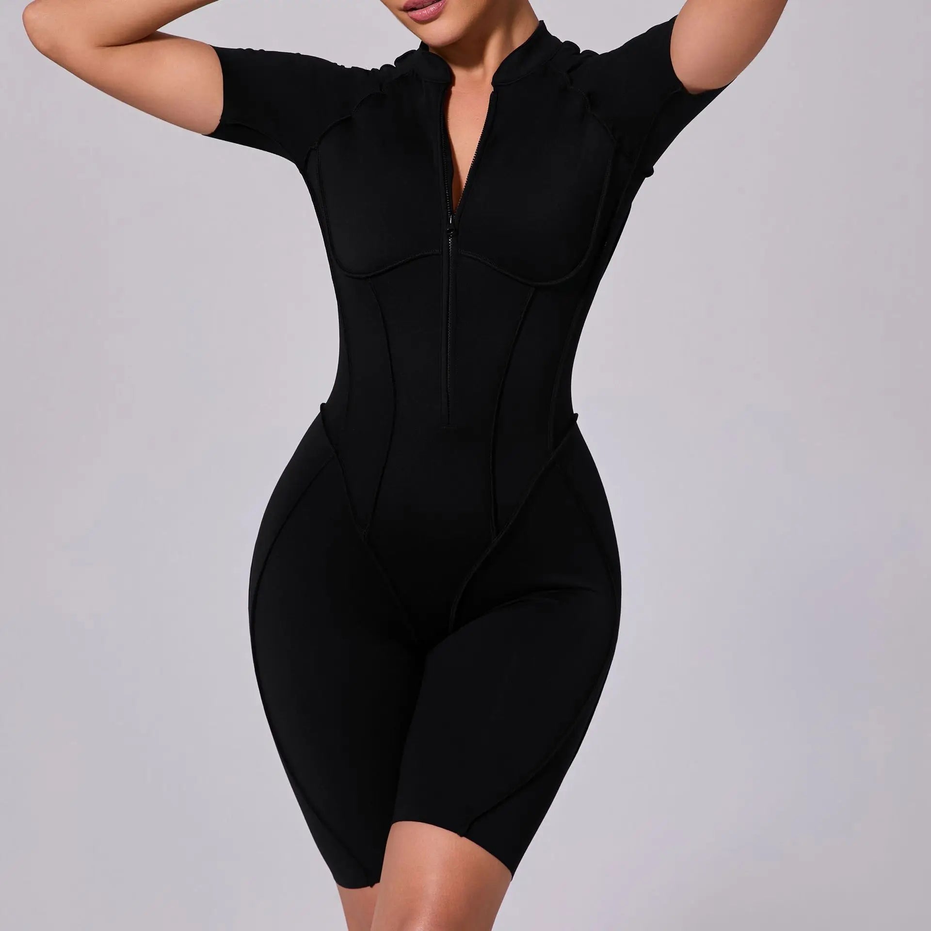Gym Romper Women's Sports Jumpsuit Yoga Set Fitness Combination Lift Buttocks Bare Back High Elasticity Gym Sexy Sports Jumpsuit