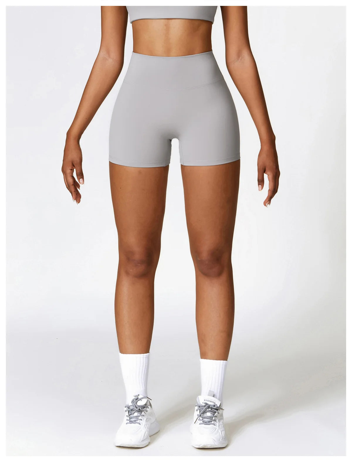Women Yoga Shorts Fitness Shorts Running Cycling Shorts Breathable Sports Leggings High Waist Summer Workout Gym Push Up Shorts