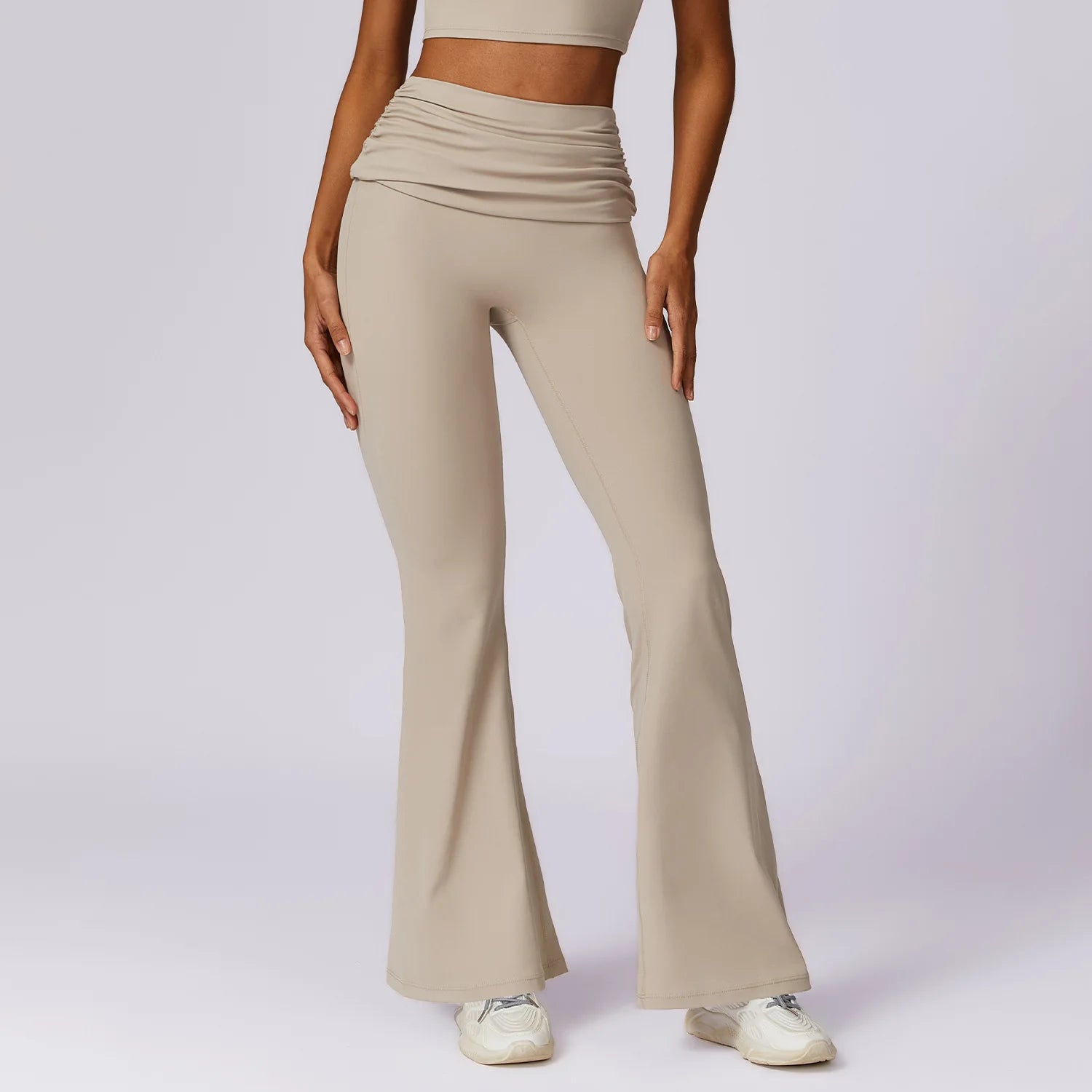 Workout Flare Leggings Yoga Pants Women High Waist Wide Leg Pant Women Gym Fitness Sports Black Flared Pant Latin Dance Trousers