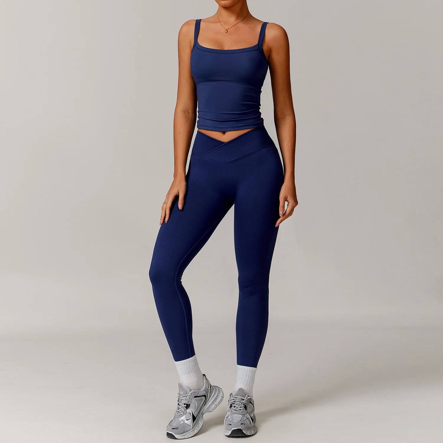 2 Pieces Yoga Suit Sports Set Women Athletic Wear Gym Set Women Tracksuit Running Workout Long Sleeve Sports Shirt Yoga Clothing