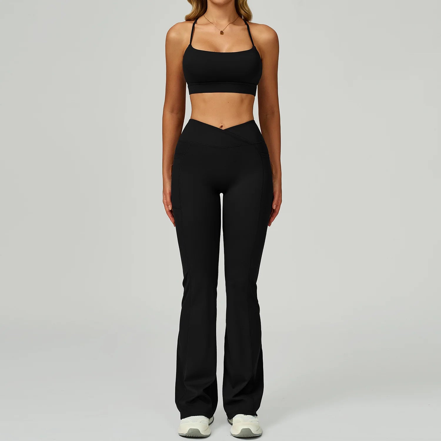 Yoga Suit 2PCS Women Tracksuit Sports Bra High Waist Leggings Shorts Outfit Gym Set Fitness Workout Clothes Push Up Sportswear
