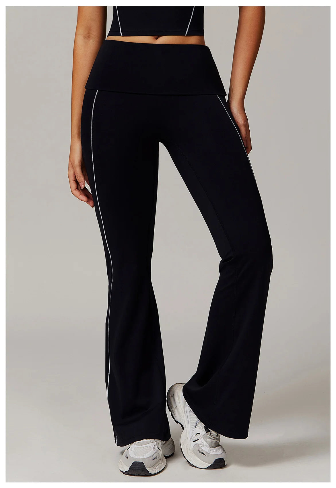 Fitness Bell-bottoms Women Sport Leggings High Waist Wide Leg Pants Yoga Leggings Gym Quick Dry Push Up Slim Pants Female Tights