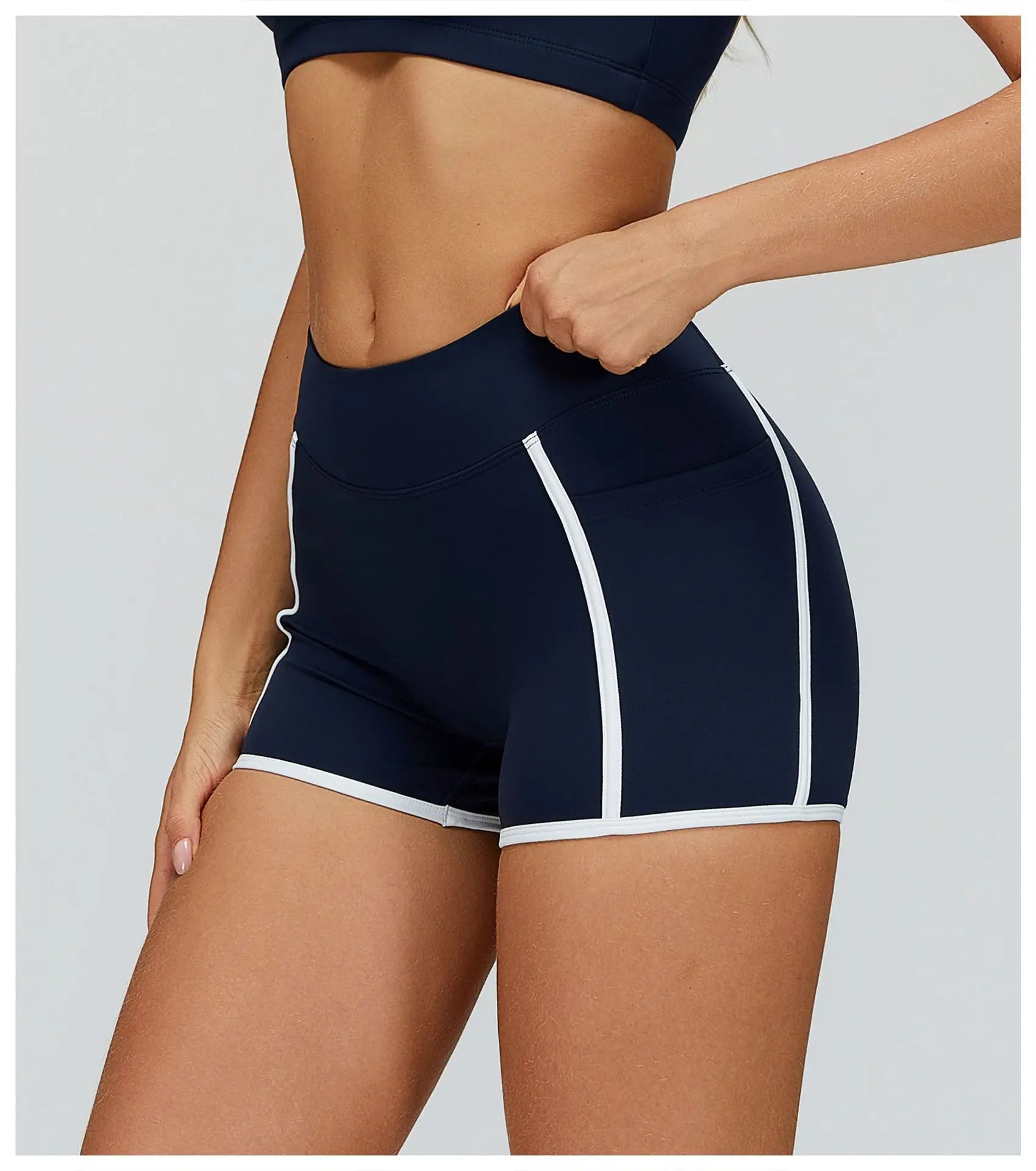 Yoga Shorts Women Impact Sports Shorts Tights Gym Workout Shorts High Waist Push Up Running Fitness Sports Shorts Cycling Shorts