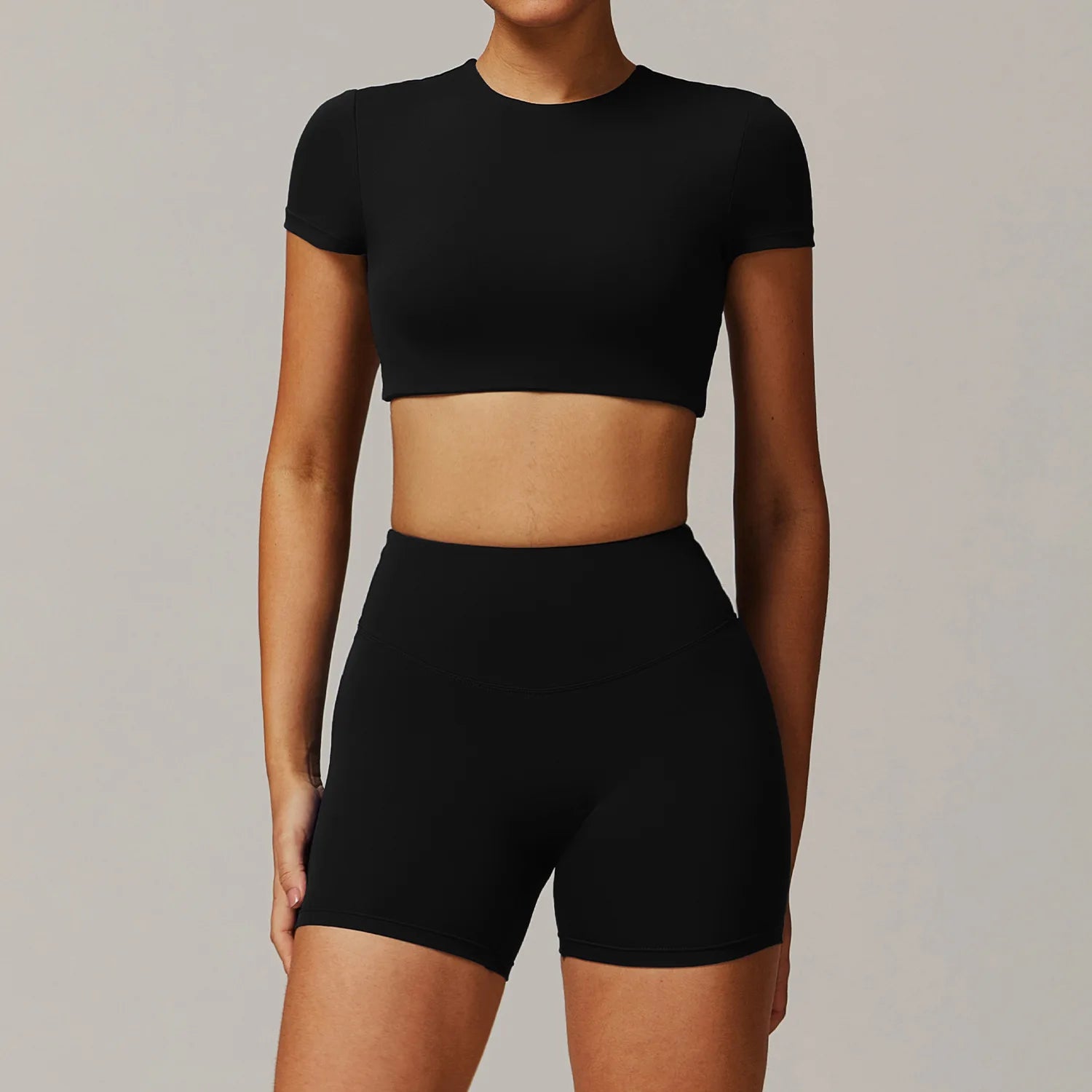Women's Tracksuit 2PCS Yoga Sets Sportswear Workout Fitness Long Sleeved Sports Bra High Waist Leggings Gym Clothing Sports Suit