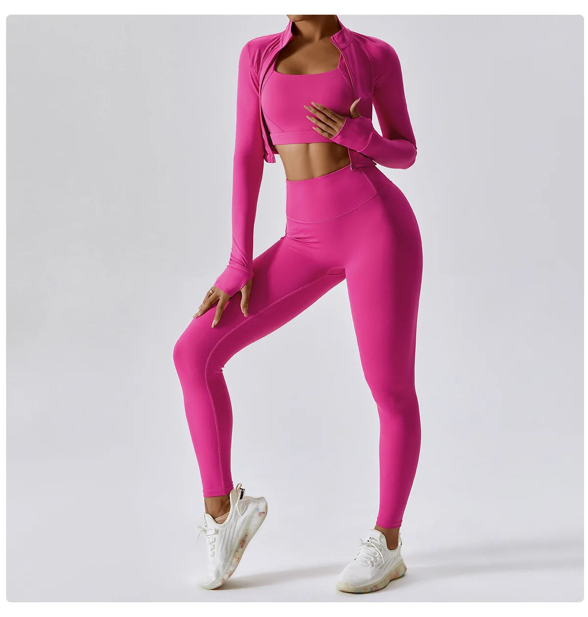 2/3PCS Yoga Set Gym Clothes Sportswear Yoga Suits For Women Tracksuit Fitness Set Tracksuits Sports Bra Gym Leggings Yoga Top