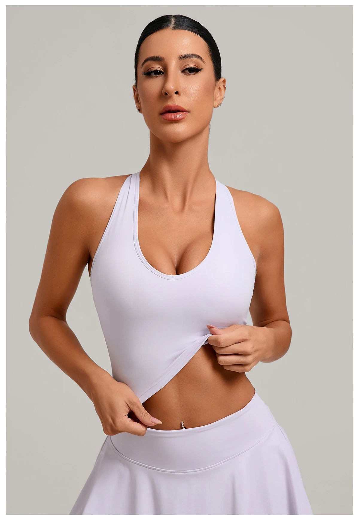 Sexy Sports Bra Anti-Sweat Fitness Top Women High Strength Yoga Bra Shockproof Crop Top Push Up Sport Underwear Gym Workout Top