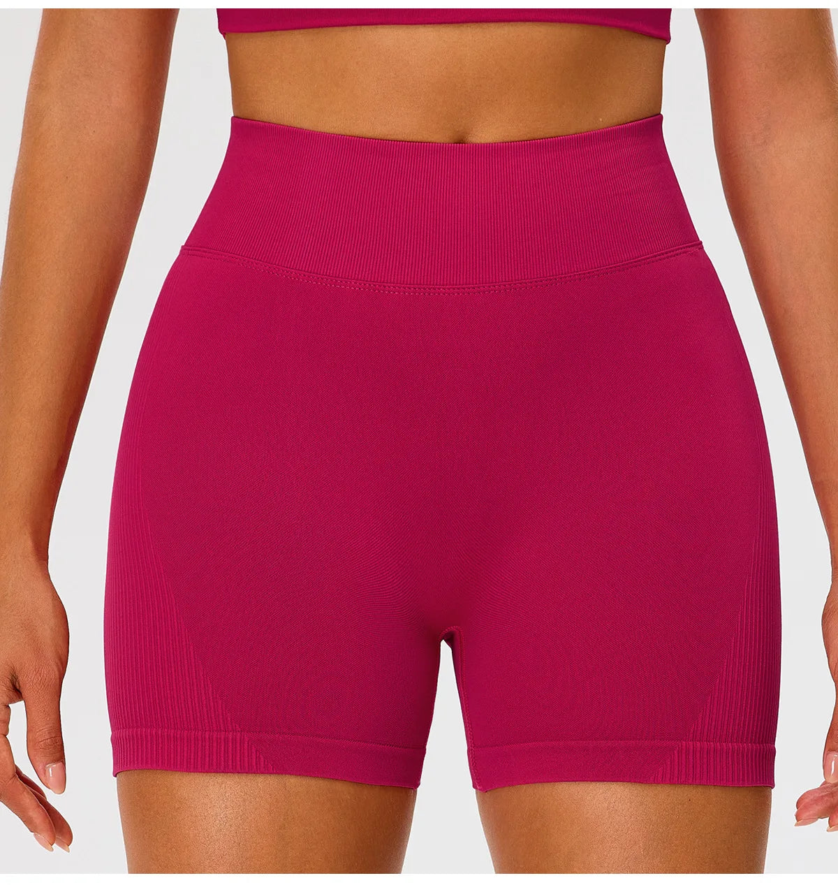 Seamless Yoga Shorts Women High Waist Workout Shorts Fitness Yoga Lift Butt Fitness Yoga Gym Running Sports Shorts Sportswear