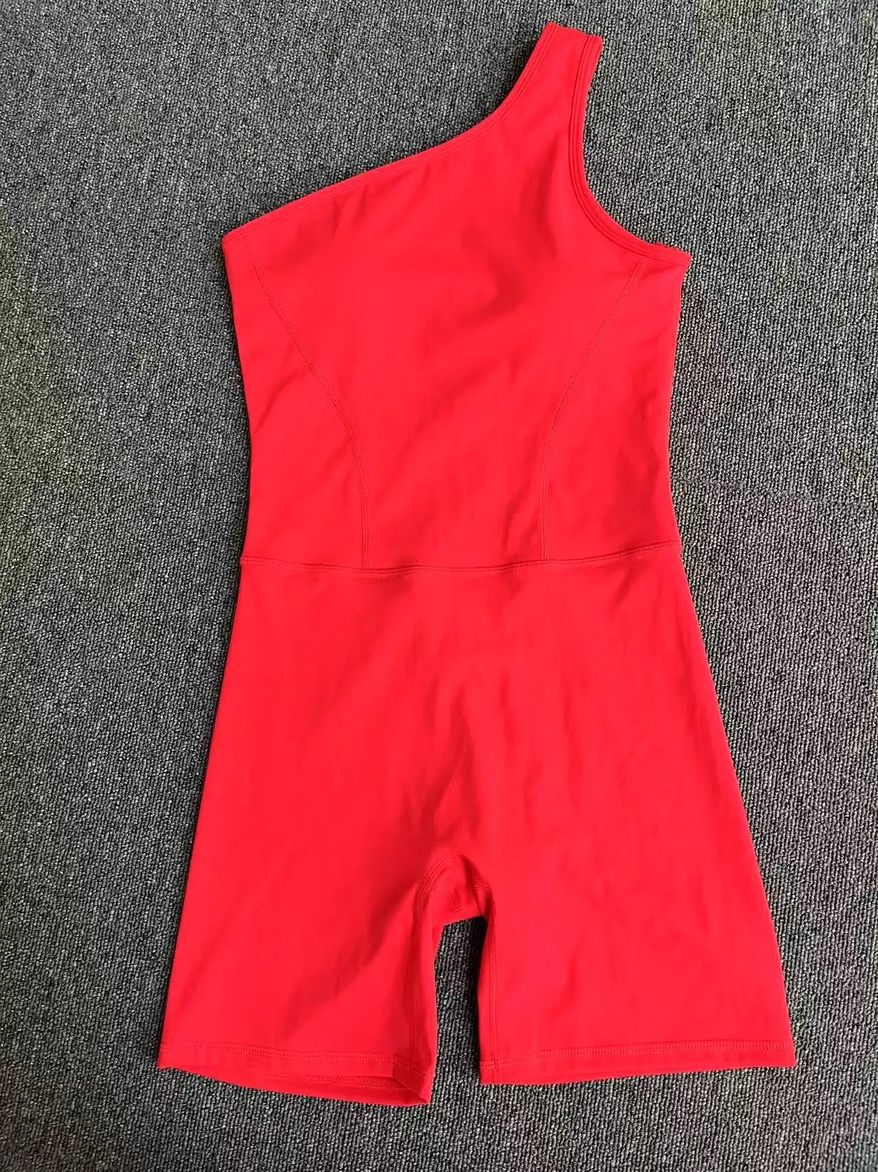 One Shoulder Jumpsuit Women's Fitness Suit Short Sets Sports Overalls for Woman Tracksuit Yoga Clothing Gym Workout Sportswear