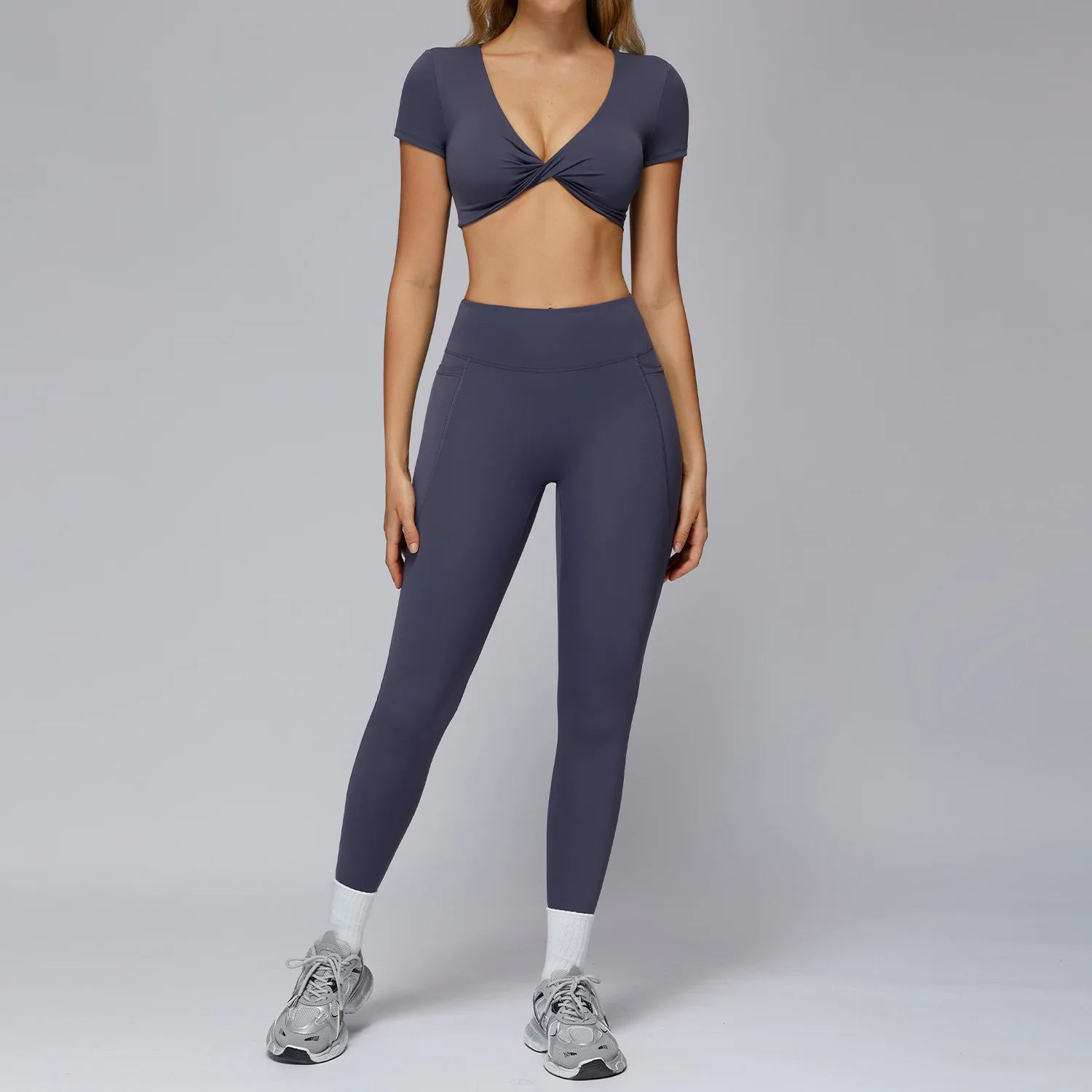 Sports Bra Women's Set 2PCS Professional Fitness Tank Top Bra Shockproof Running Leggings Yoga Suit Beautiful Back Bra Clothing