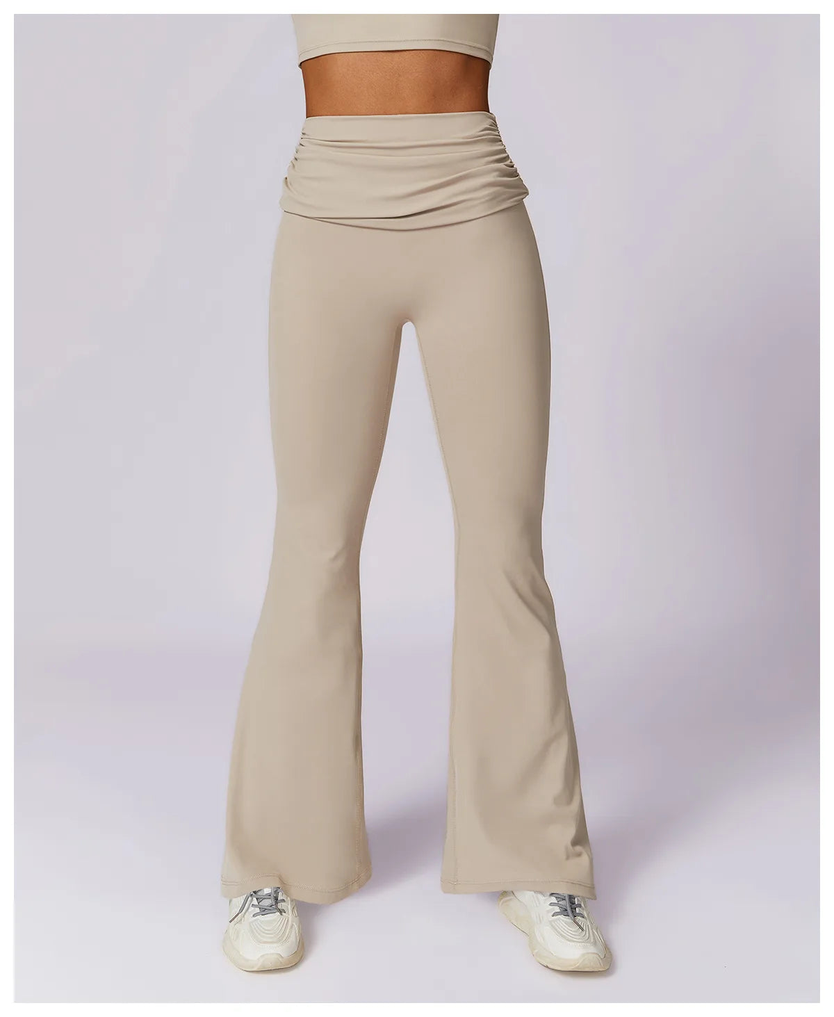 Workout Flare Leggings Yoga Pants Women High Waist Wide Leg Pant Women Gym Fitness Sports Black Flared Pant Latin Dance Trousers