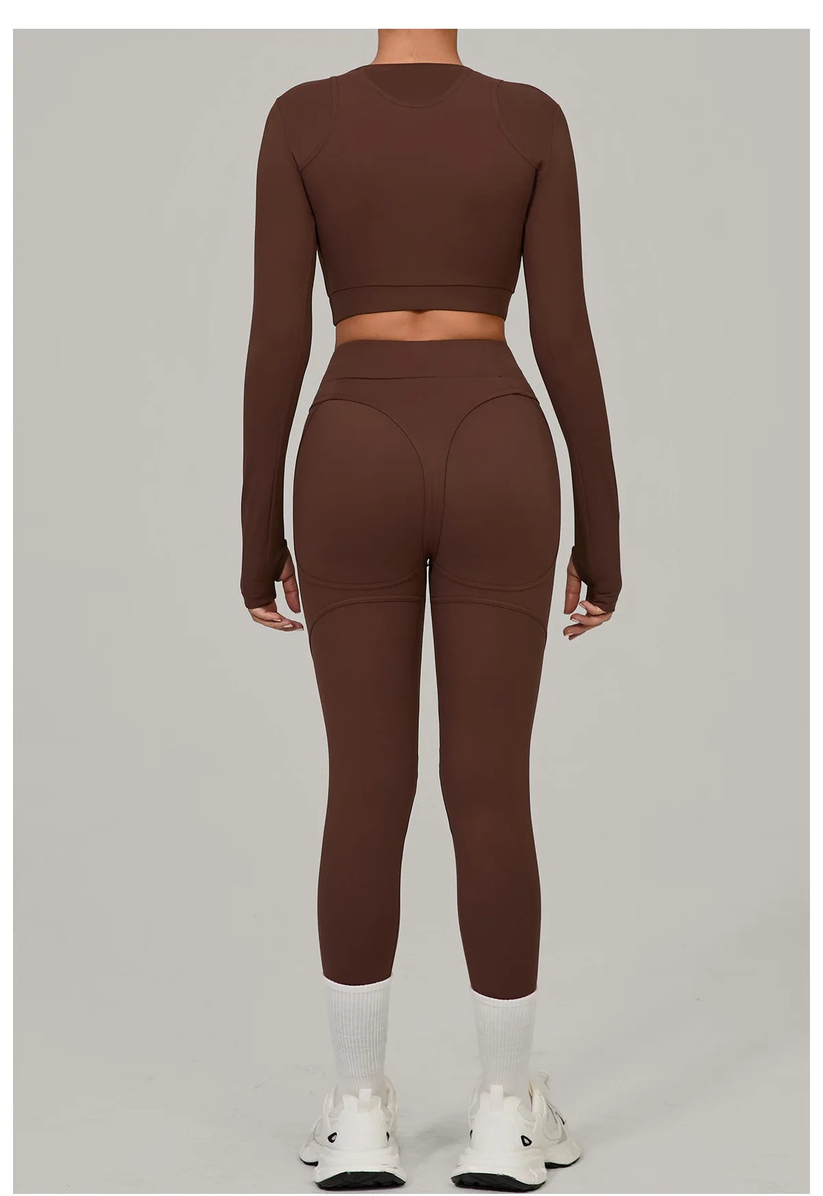 Women Tracksuit 2PCS Yoga Suit Sports Set Women Quick-Drying Gym Set Running Workout Long Sleeve Sports Shirt Yoga Clothing