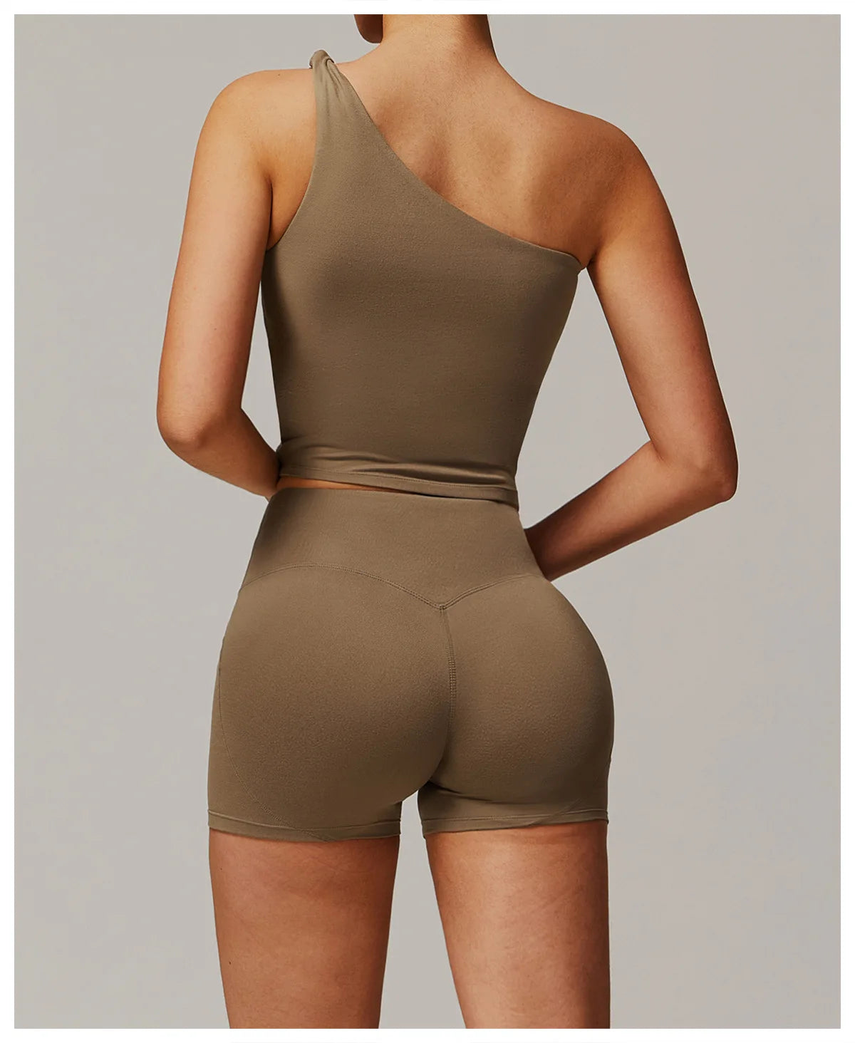 Single Shoulder Tank Top Women Gym Women Sports Underwear Push Up Crop Top Fitness Bra Breathable Running Athletic Sportswear