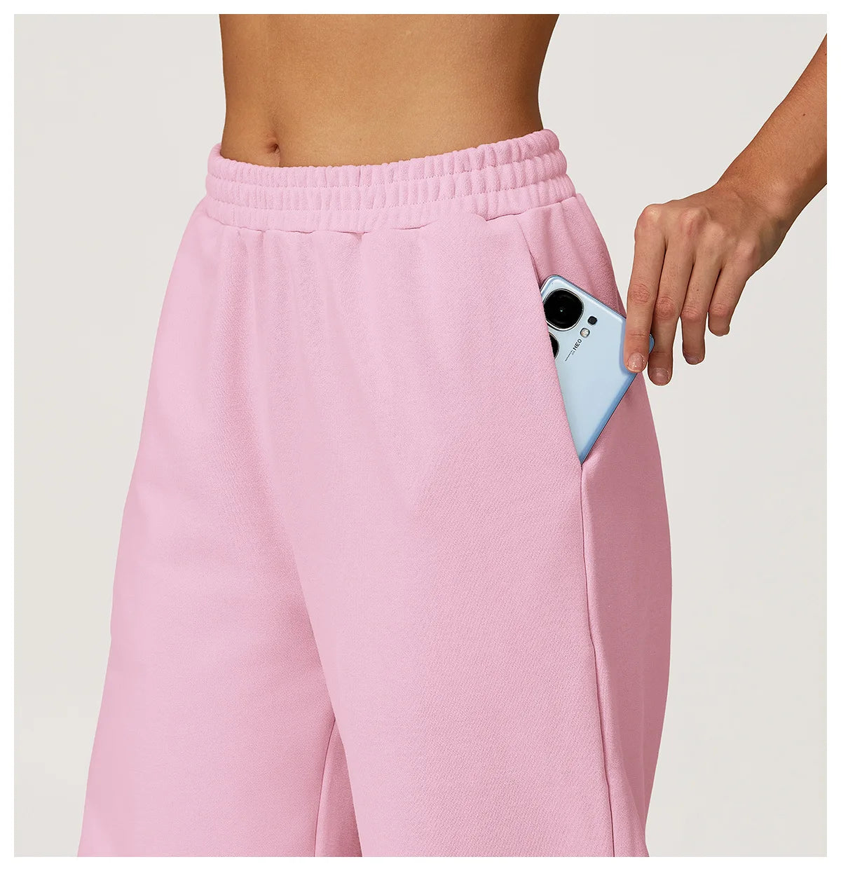 Winter New High Waisted Women's Yoga Pants Wide Leg Slimming Straight Leg Loose Pants Outdoor Casual Sports Running Pants