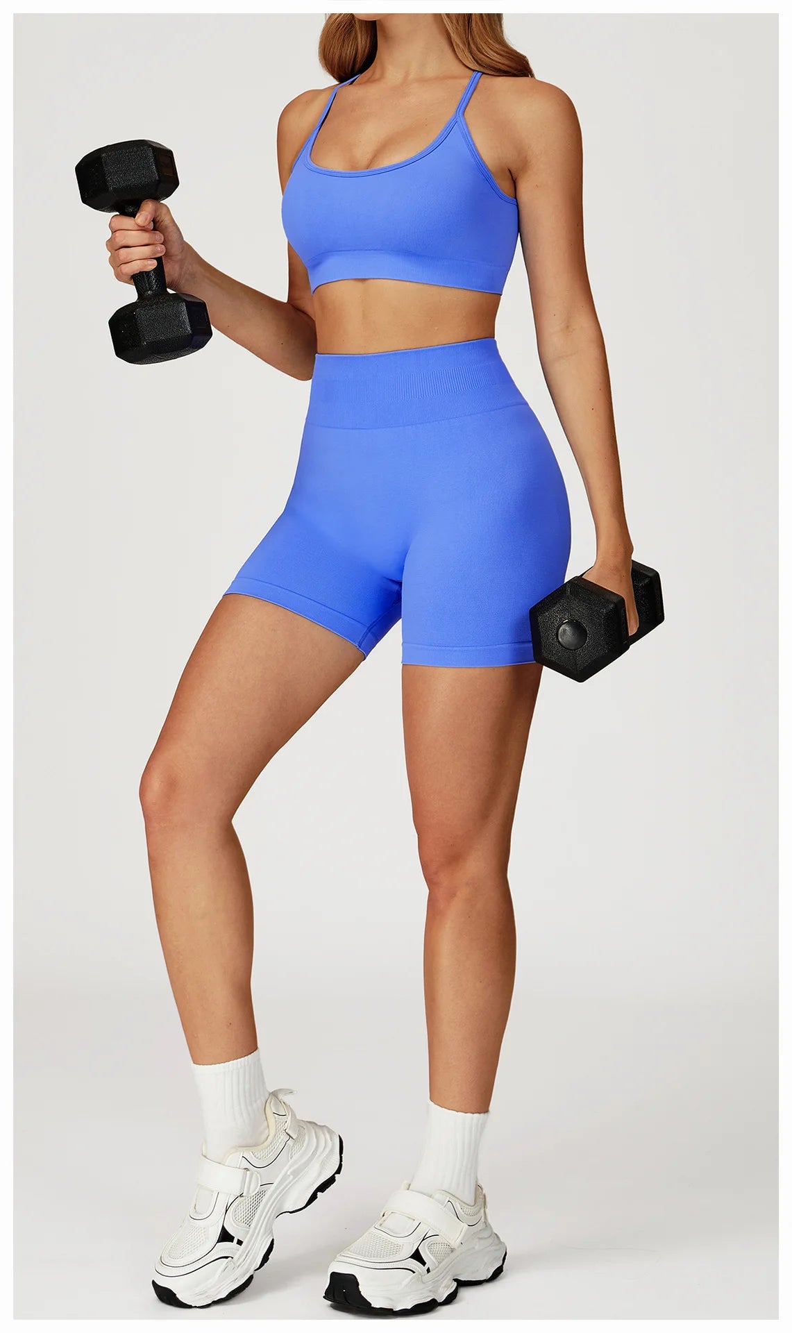 2PCS Seamless Yoga Set Gym Clothes Athletic Wear Women Fitness Set Tracksuits Sports Long Sleeved Gym Suit Leggings Sportswear