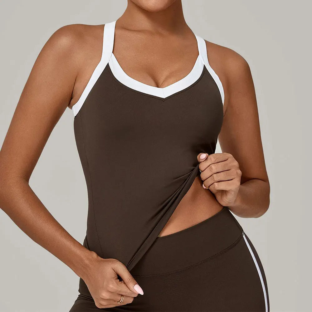 Women Yoga Sports Underwear Breathable Shock Proof Gym Workout Fitness Push Up Top High Support Yoga Running Active Vest Bra
