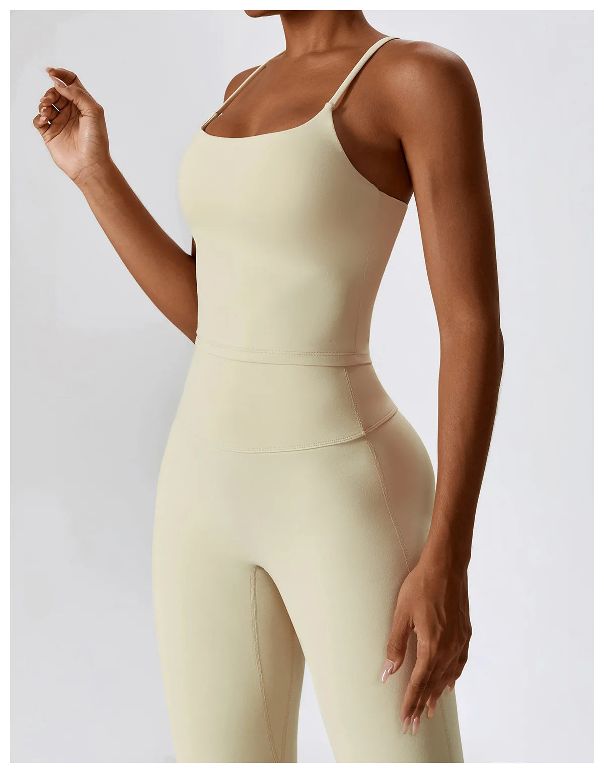 Women Tracksuit Gym Yoga Suit 2PCS Tight Fitting Sports Set Workout Breathable T Shirts Bra Tank Top Loose Bell-bottoms Leggings