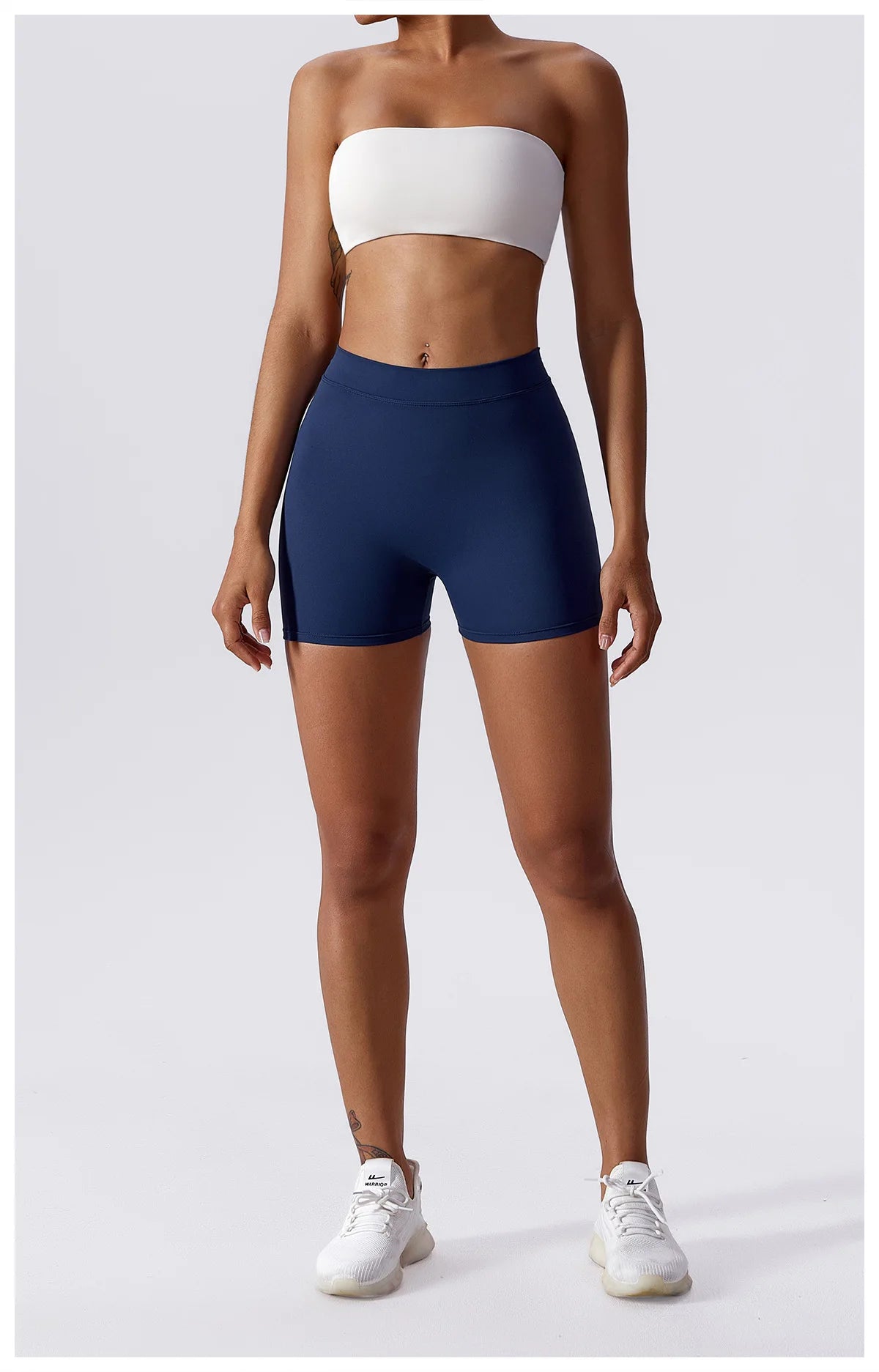 Women Yoga Shorts High Waist Scrunch Butt Lifting Comfort Fitness Gym Tights Squat Proof Naked Feel V-shaped Back Sports Shorts