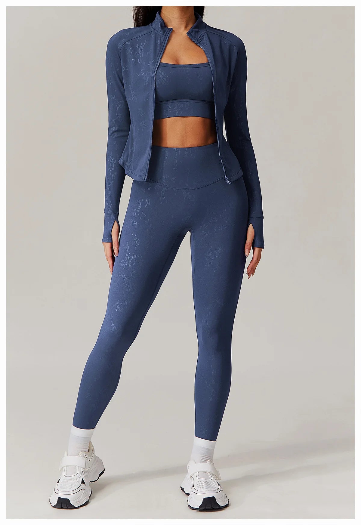 Zipper Jacket Women Yoga T-shirts Crop Tops Solid Sports Top Long Sleeve Running Shirts Sexy Quick Dry Fitness Gym Sport Wear