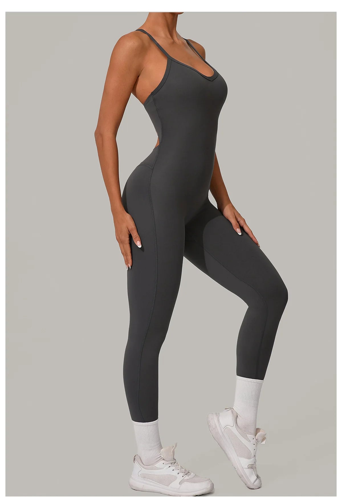 Yoga Set Women Tracksuit Sexy Backless One-piece Suit Female Rompers Quick Dry Yoga Clothing Workout Bodysuits Sports Jumpsuit