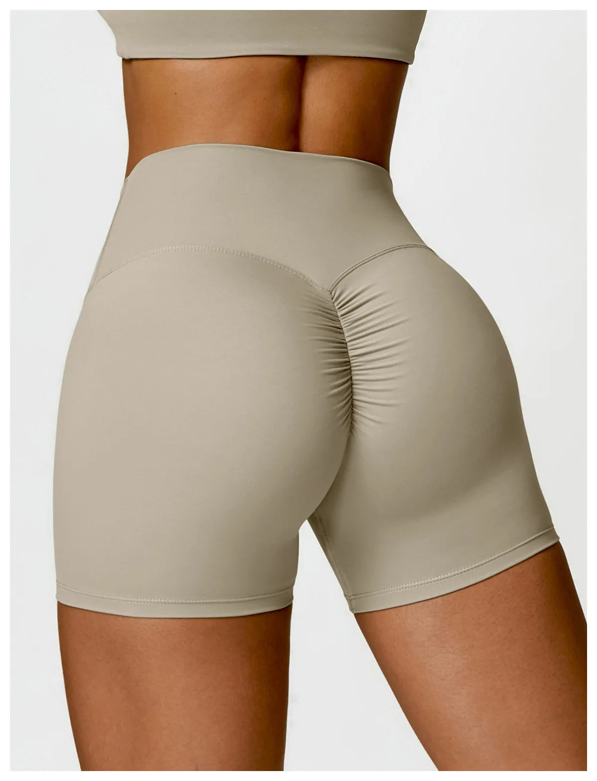 Women Sports Short Yoga Legging Shorts Squat Proof High Waist Fitness Tight Shorts Cycling Running Push Up Workout Gym Shorts