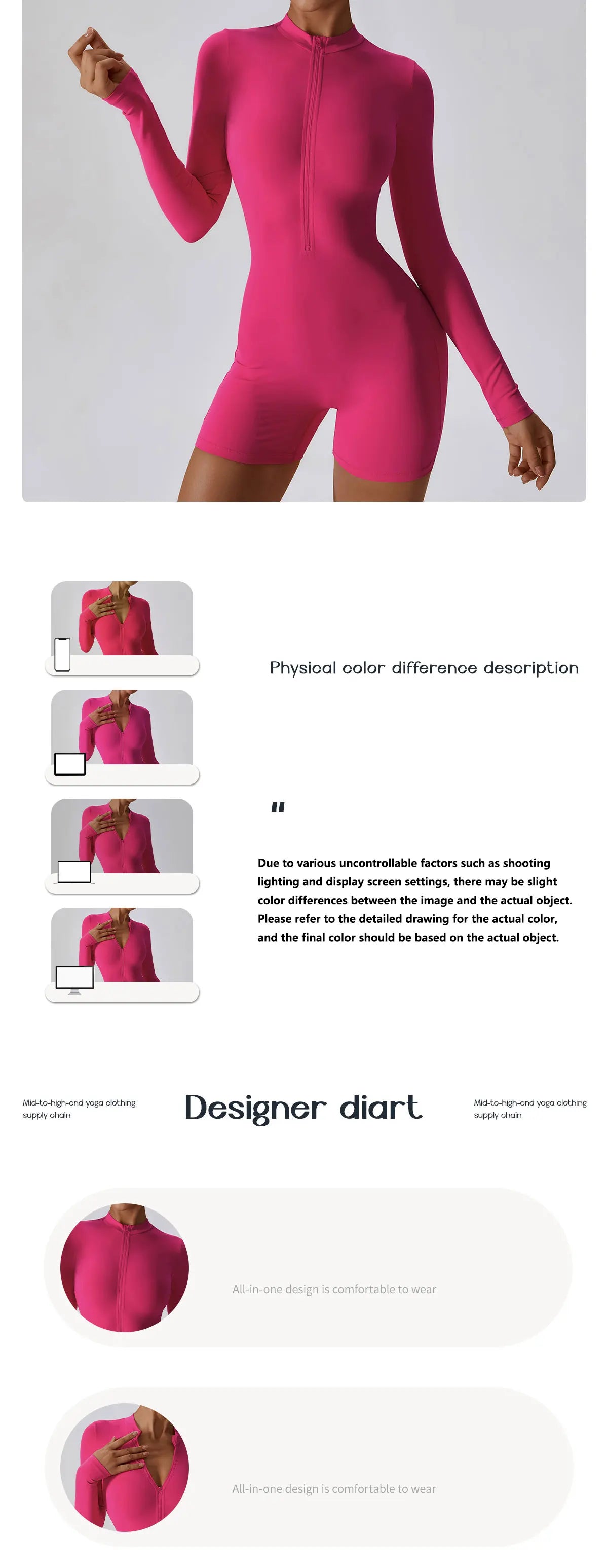 Zipper Long Sleeve Jumpsuits Women's Workout Tracksuit Sportswear Yoga Set Dance Fitness Bodysuit Sexy Gym Clothes Yoga Suit