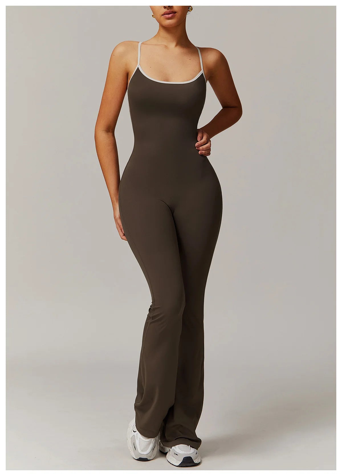 Sexy Back V Jumpsuit Gym Set Women Training Yoga Suit Sportswear Women Sports Jumpsuit Fitness Rompers Stretch Workout Bodysuits