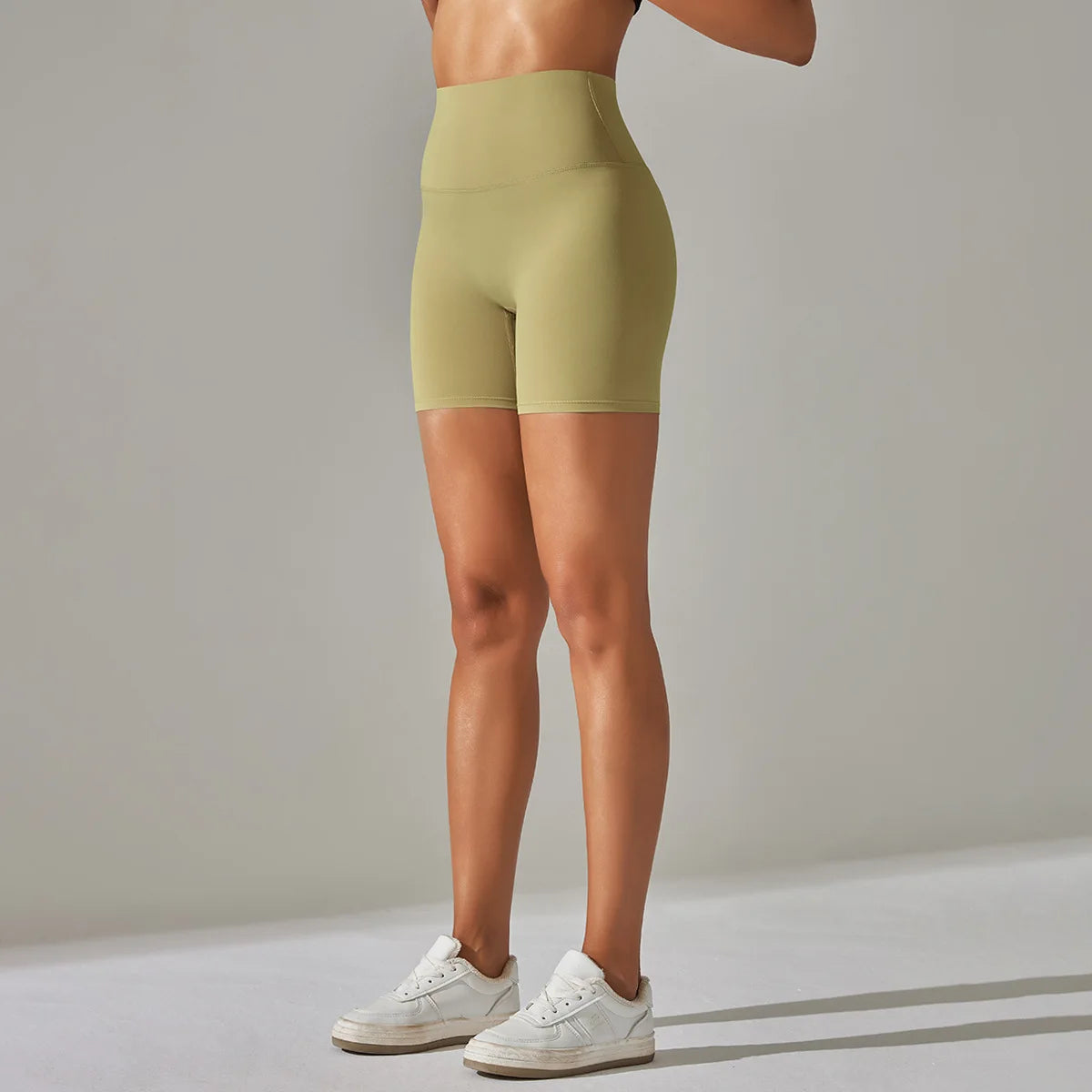 Seamless Yoga Shorts Women Fitness Shorts Running Cycling Shorts Breathable Sports Leggings High Waist Summer Workout Gym Shorts