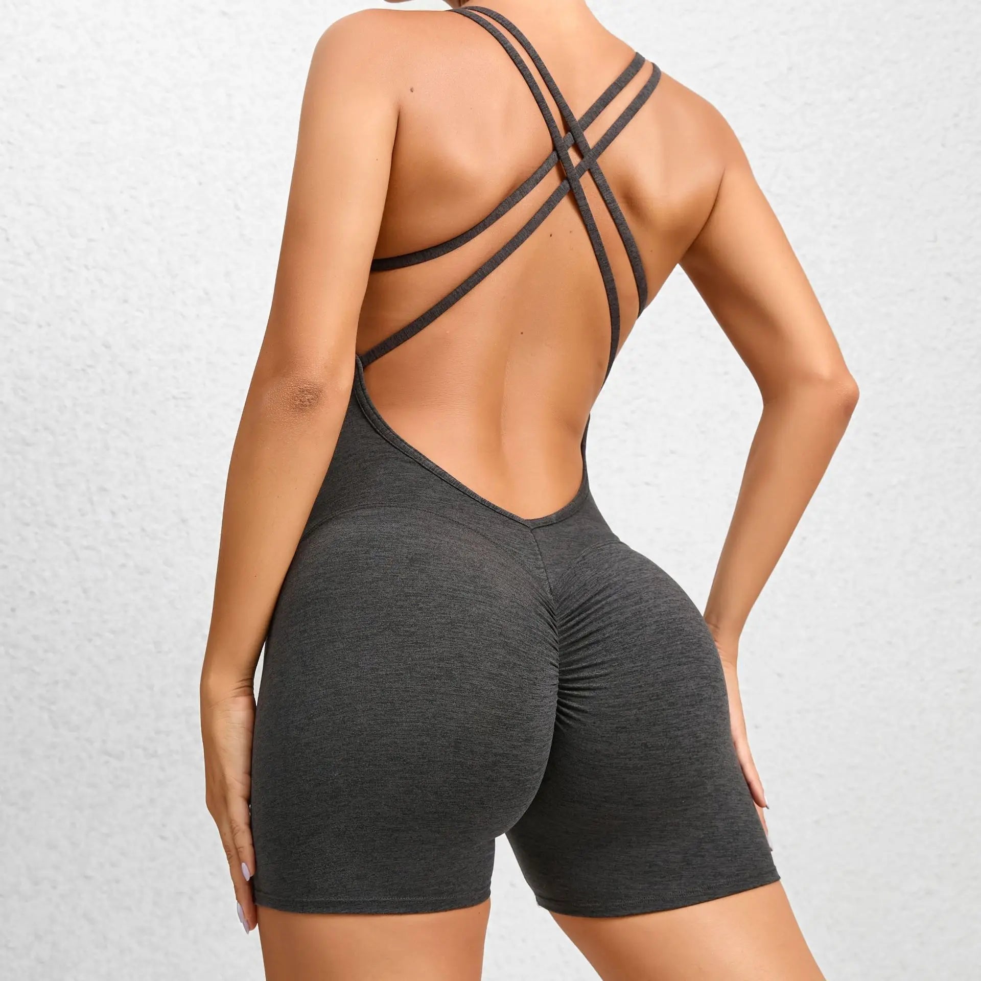 Yoga Jumpsuit Gym Clothes Women Tracksuit Fitness Clothing Rompers Sport Set Sportswear Push Up Workout Sets Bodysuits