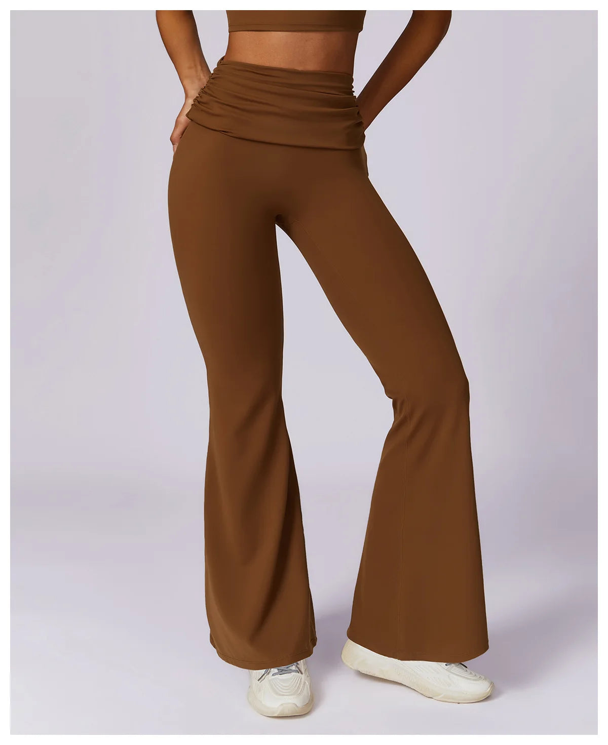 Workout Flare Leggings Yoga Pants Women High Waist Wide Leg Pant Women Gym Fitness Sports Black Flared Pant Latin Dance Trousers