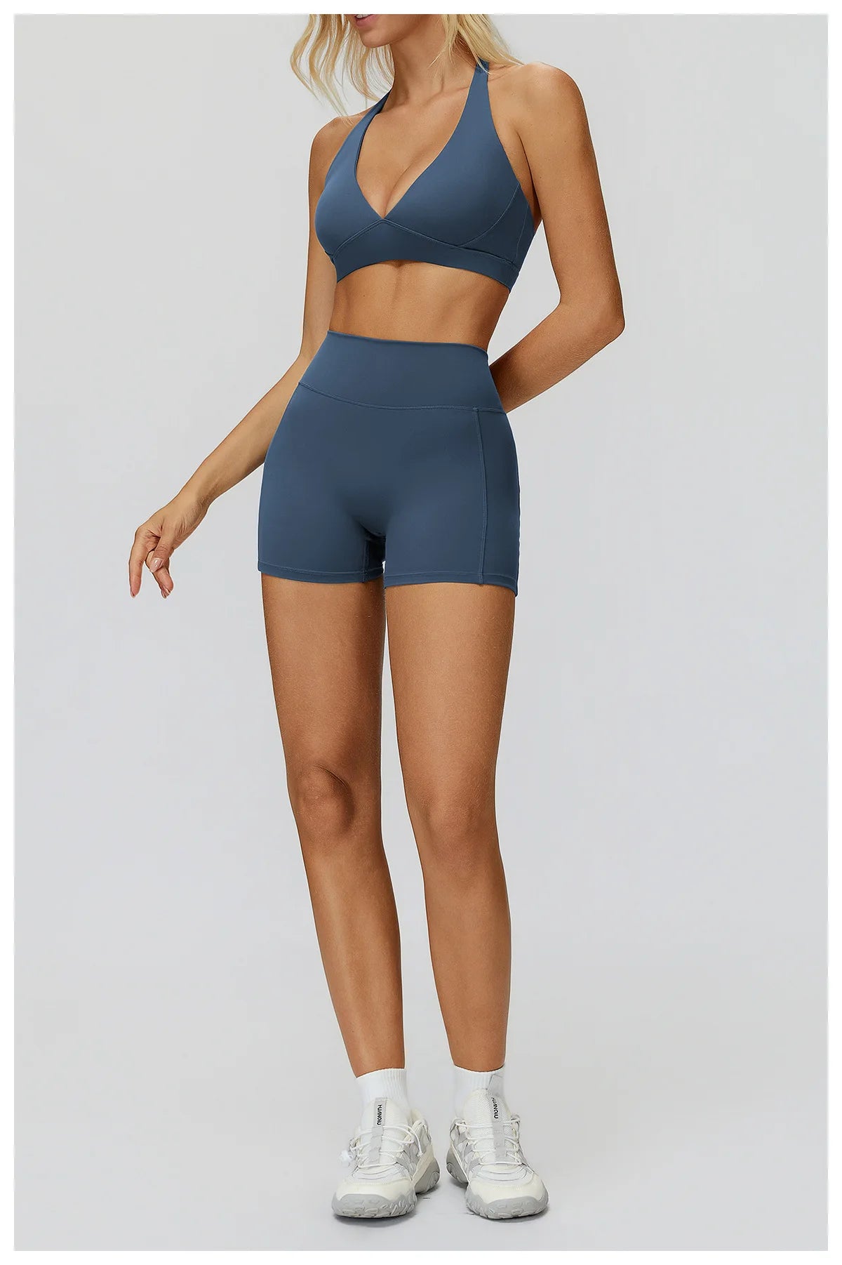 Yoga Suit 2PCS Women Tracksuit Sports Bra High Waist Legging Gym Set Fitness Outfit Running Workout Clothes Push Up Sportswear