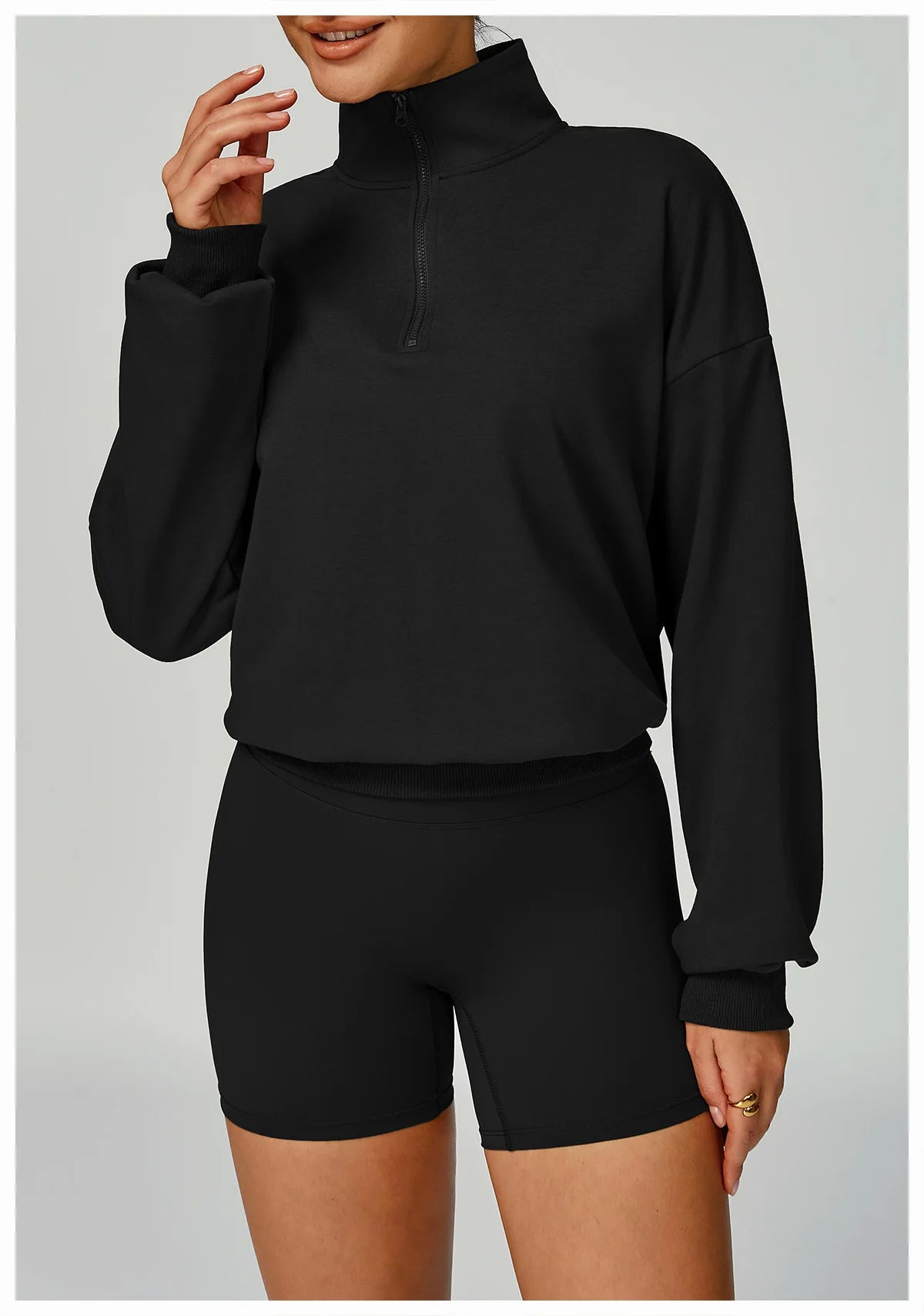 New Winter Zipper Hoodie Women's Long Sleeve Casual Loose Windproof Warm Versatile Hoodie Women's Running and Fitness Sportswear