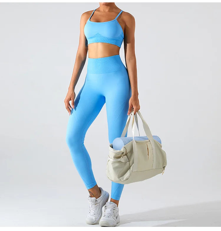 Women Sports Underwear Cross Strap Top Women Push Up Sport Bra Yoga Gym Crop Top Brassiere Fitness Top Sport Bra Breathable Bras