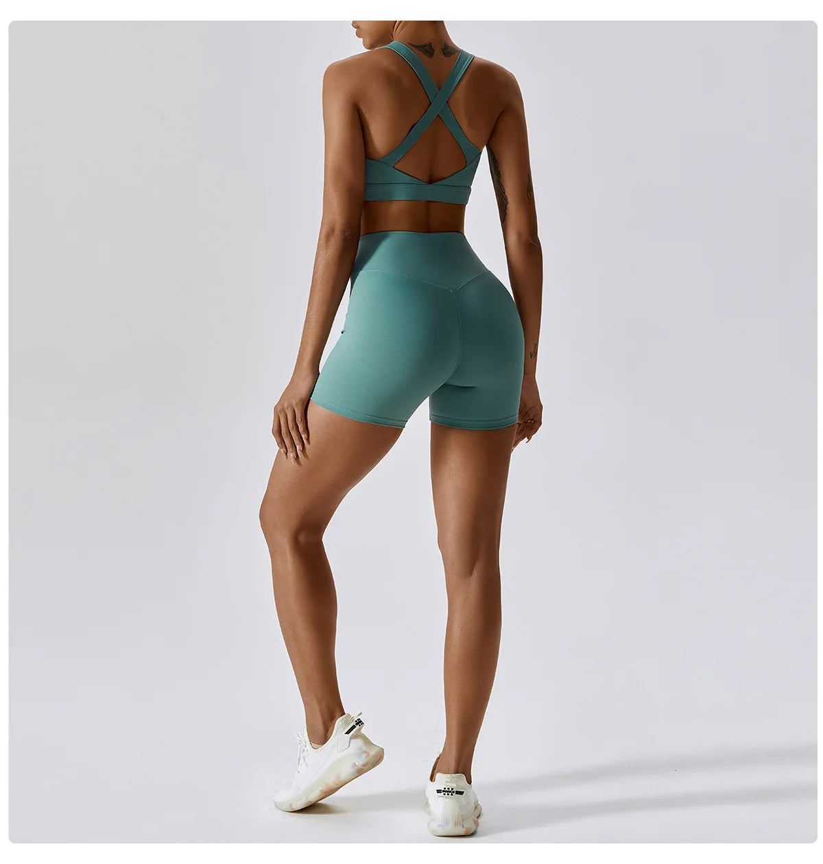 2/3PCS Yoga Set Gym Clothes Sportswear Yoga Suits For Women Tracksuit Fitness Set Tracksuits Sports Bra Gym Leggings Yoga Top