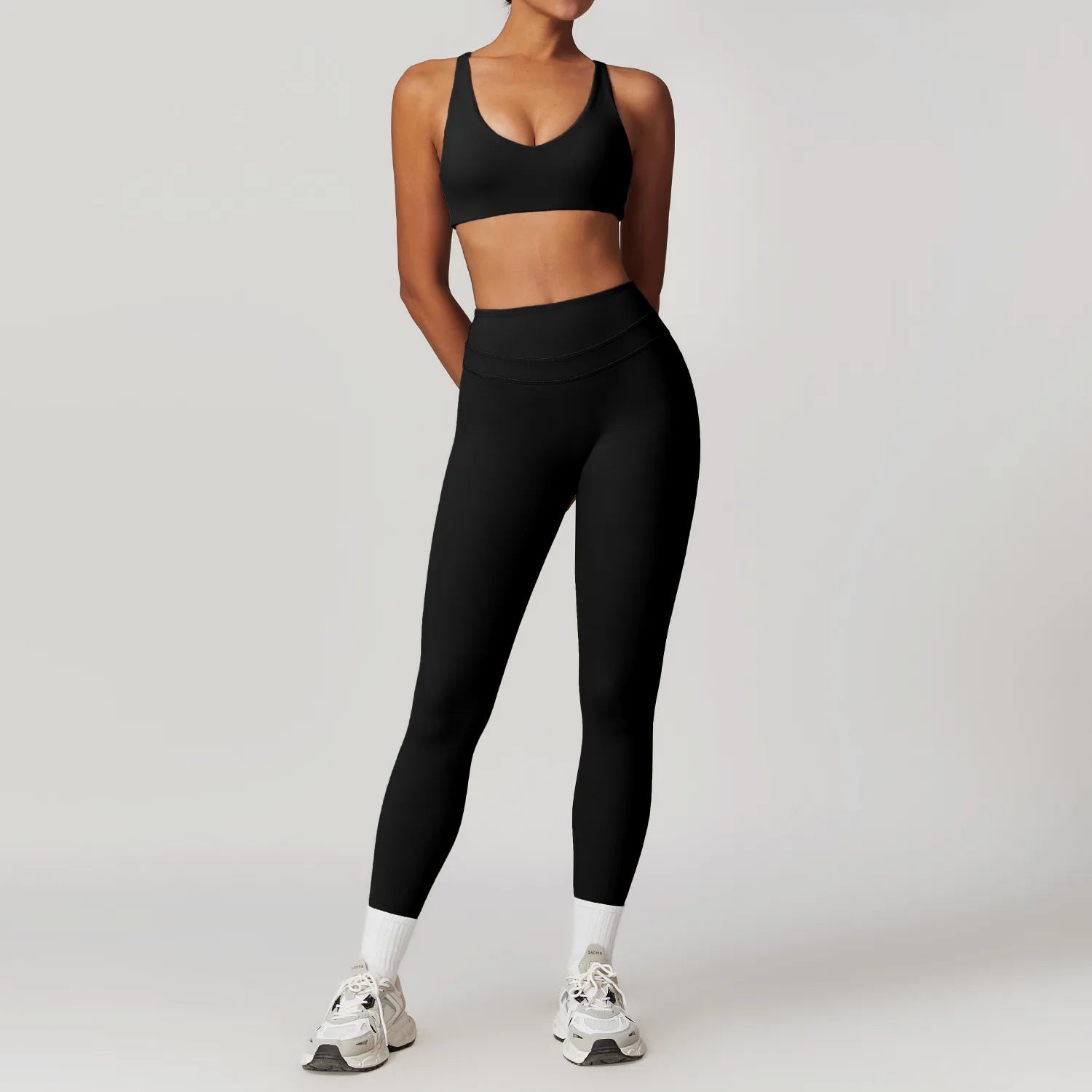 Yoga Suit 2PCS Sports Set Women Quick-Drying Gym Set Women Tracksuit Running Workout Short Sleeves Sports Yoga Clothing