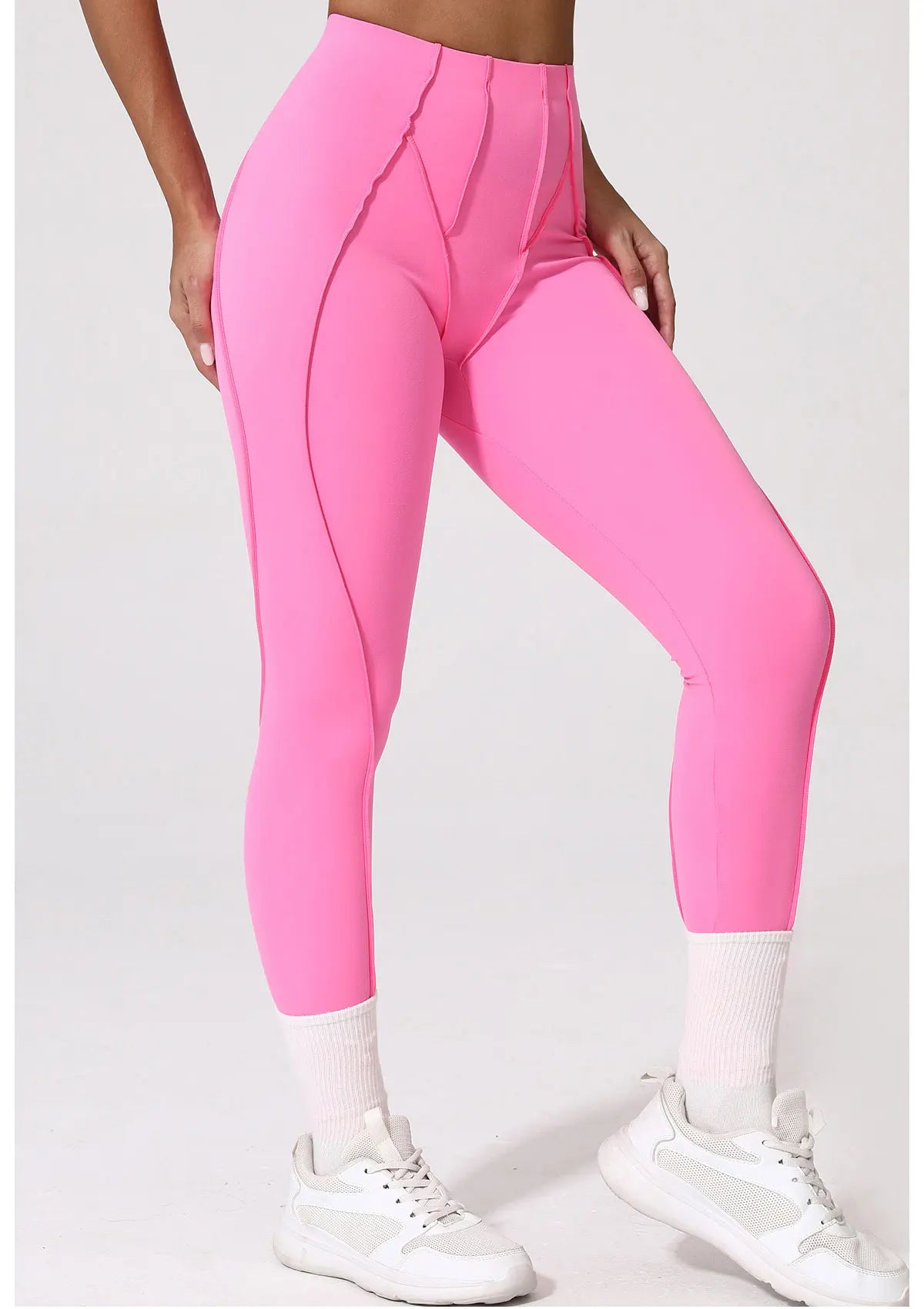 Women Leggings Gym Yoga Pants High Waist Leggings Tights Running Cycling Pants Breathable Sports Seamless Stretchy Yoga Pants
