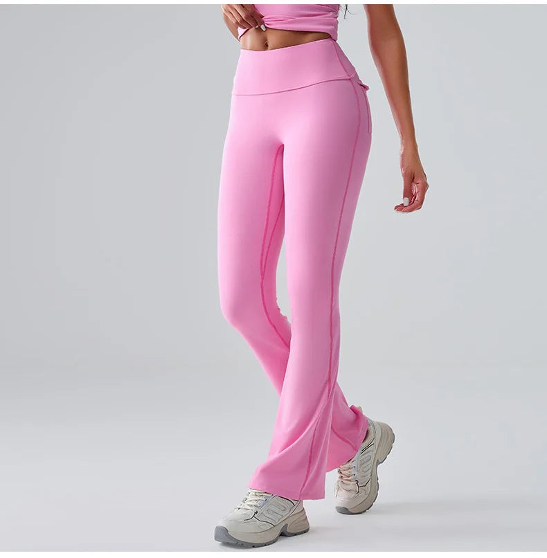 Sports Leggings Women Flares Leggings High Waist Tights Scrunch Butt Yoga Flares Pants Push Up Gym Leggings Women Yoga Clothes