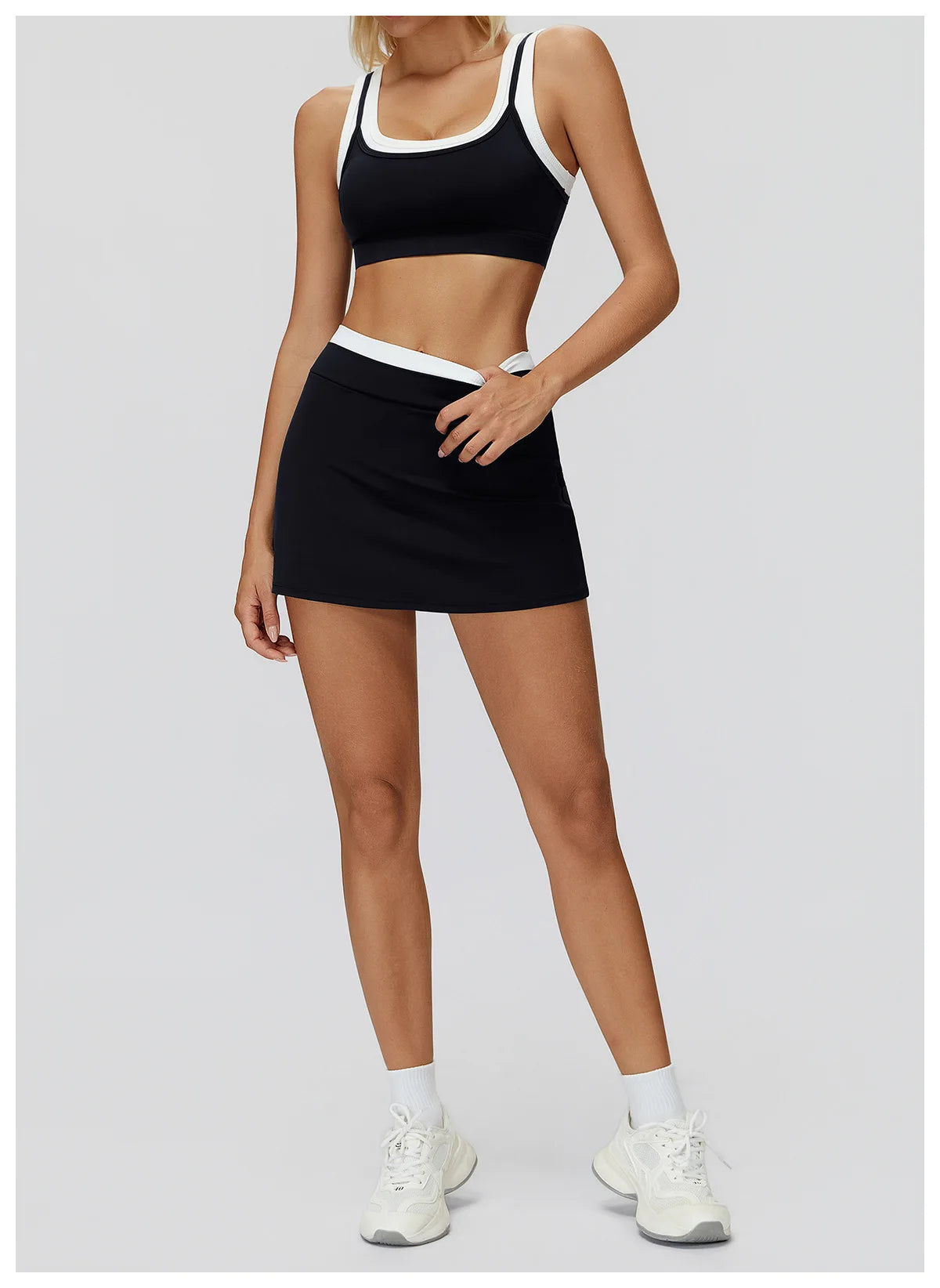 High Waist Sports Short Skirt Lined Shorts Fitness Yoga Quick Dry Running Workout Sport Skirts Tennis Skirt Golf Wear for Women