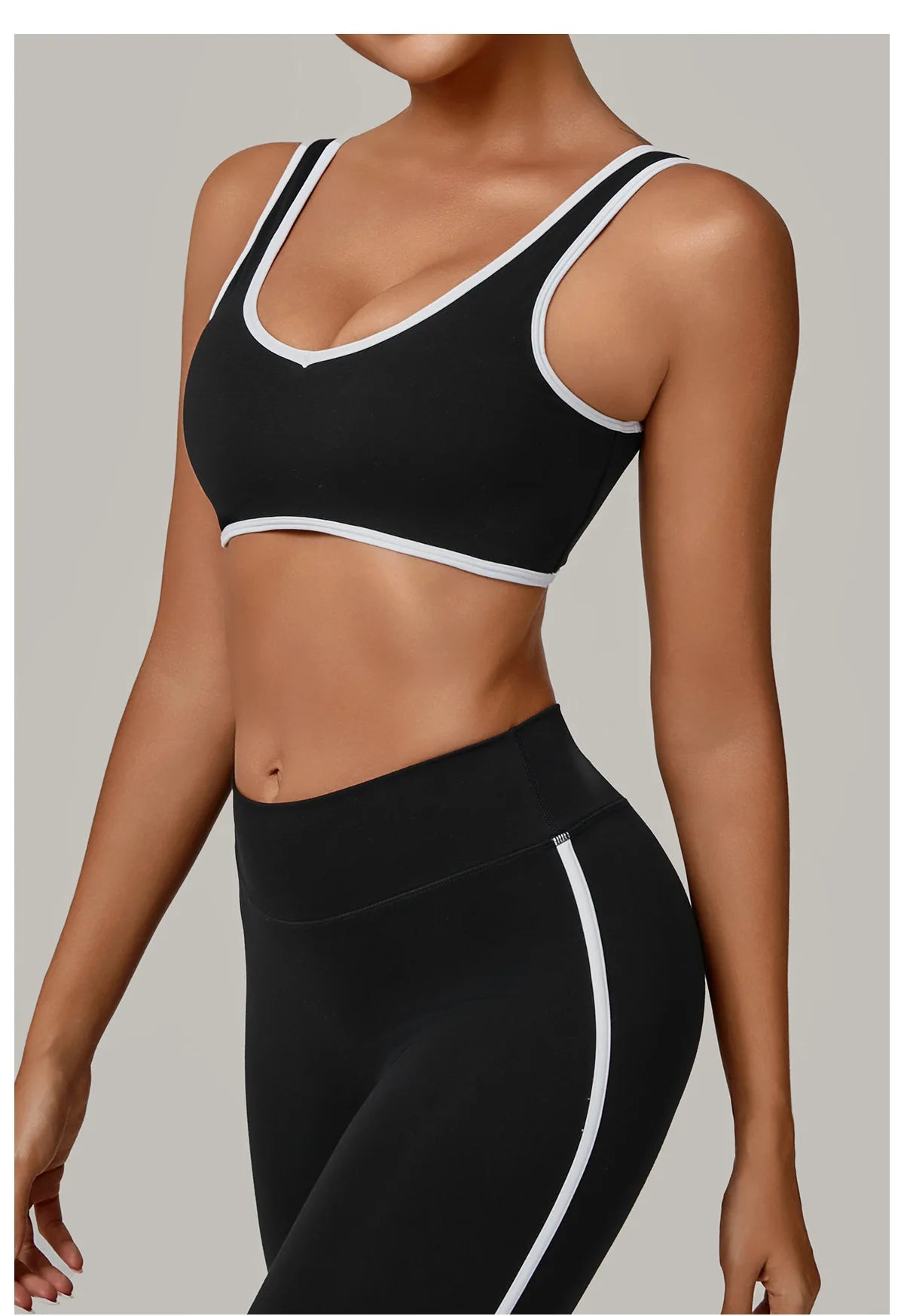 Patchwork Sports Underwear Anti-Sweat Fitness Top Women Yoga Bra Shockproof Crop Top Push Up Sport Bra Running Gym Workout Top