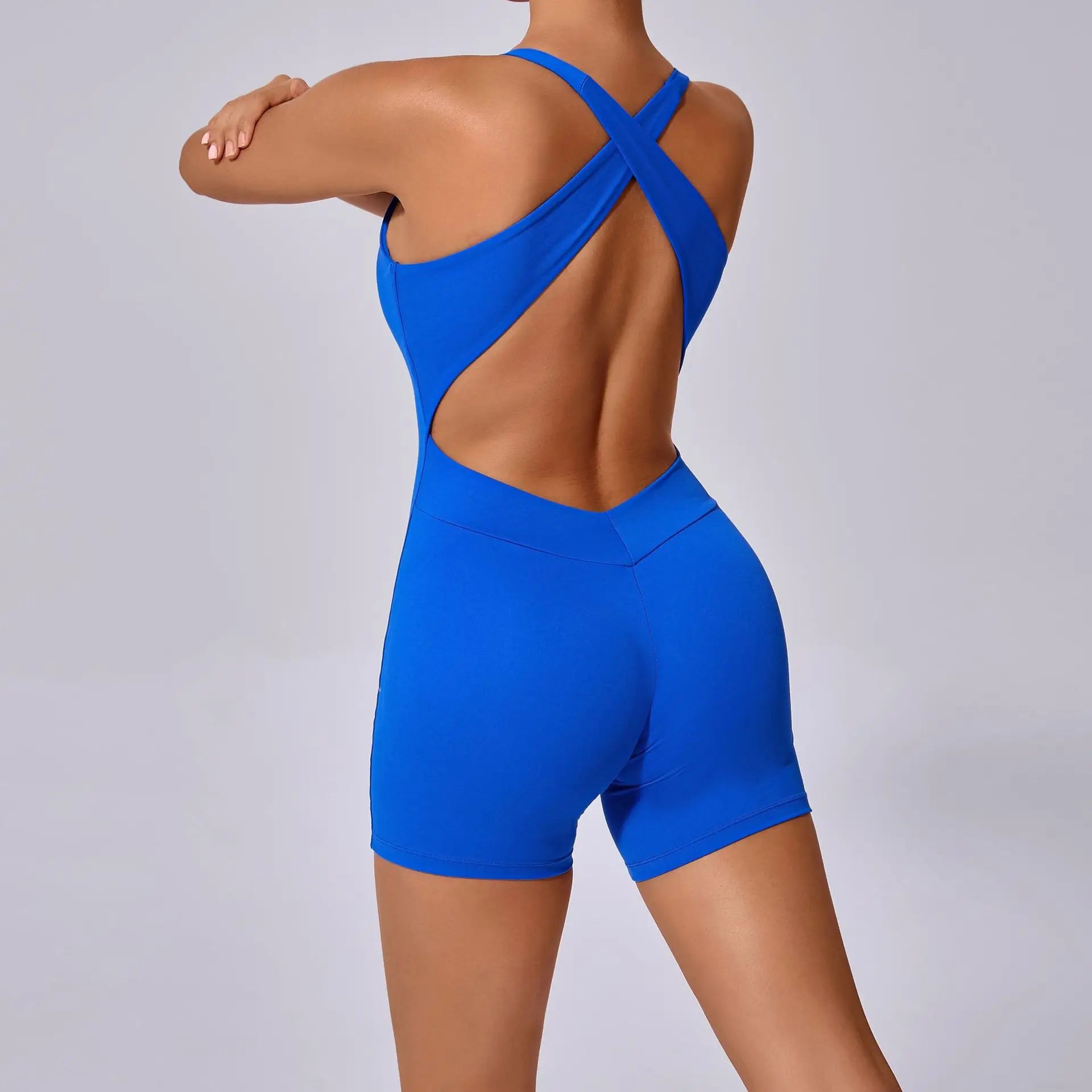 Yoga Bodysuit Women's Jumpsuits Yoga Set Gym Clothes Fitness Suit Push-up Workout Tracksuit Dance Fitness Bodysuit Athletic Wear