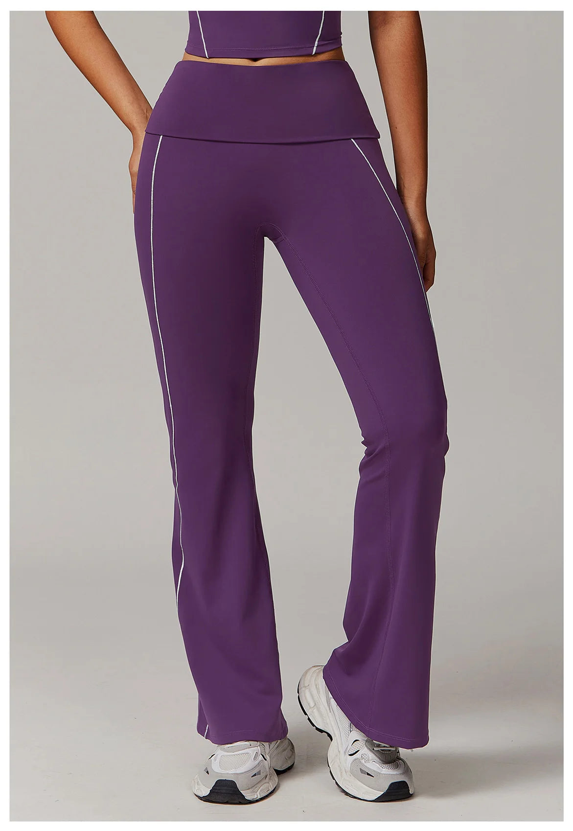 Fitness Bell-bottoms Women Sport Leggings High Waist Wide Leg Pants Yoga Leggings Gym Quick Dry Push Up Slim Pants Female Tights
