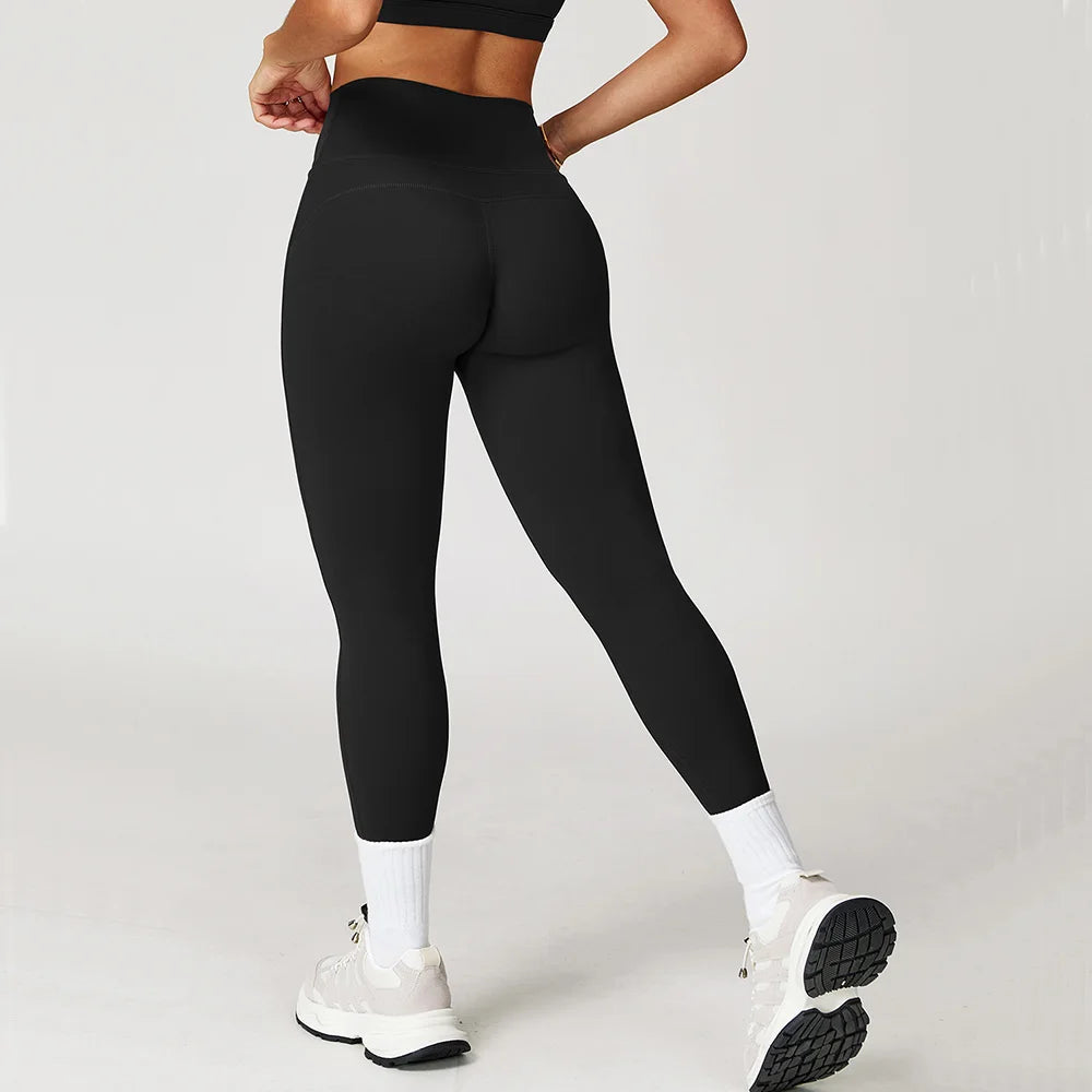 Women Yoga Leggings Fitness Leggings Running Cycling Pants Breathable Sports Leggings High Waist Tights Workout Gym Clothing