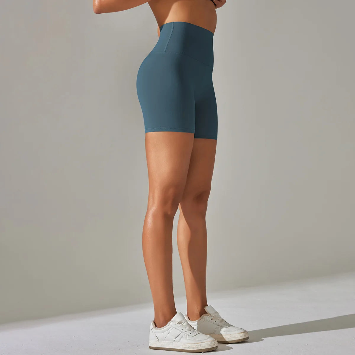 Seamless Yoga Shorts Women Fitness Shorts Running Cycling Shorts Breathable Sports Leggings High Waist Summer Workout Gym Shorts