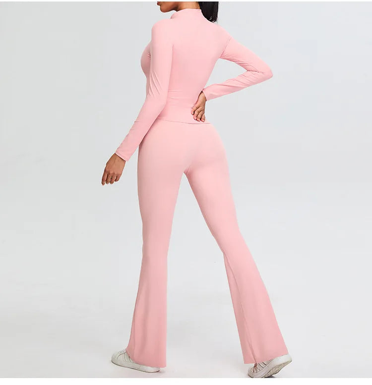 Half Zipper Yoga Long Sleeve Women Shirt Sports Jacket Fitness Gym Top Activewear Running Coats Sports Workout Clothes Woman Top