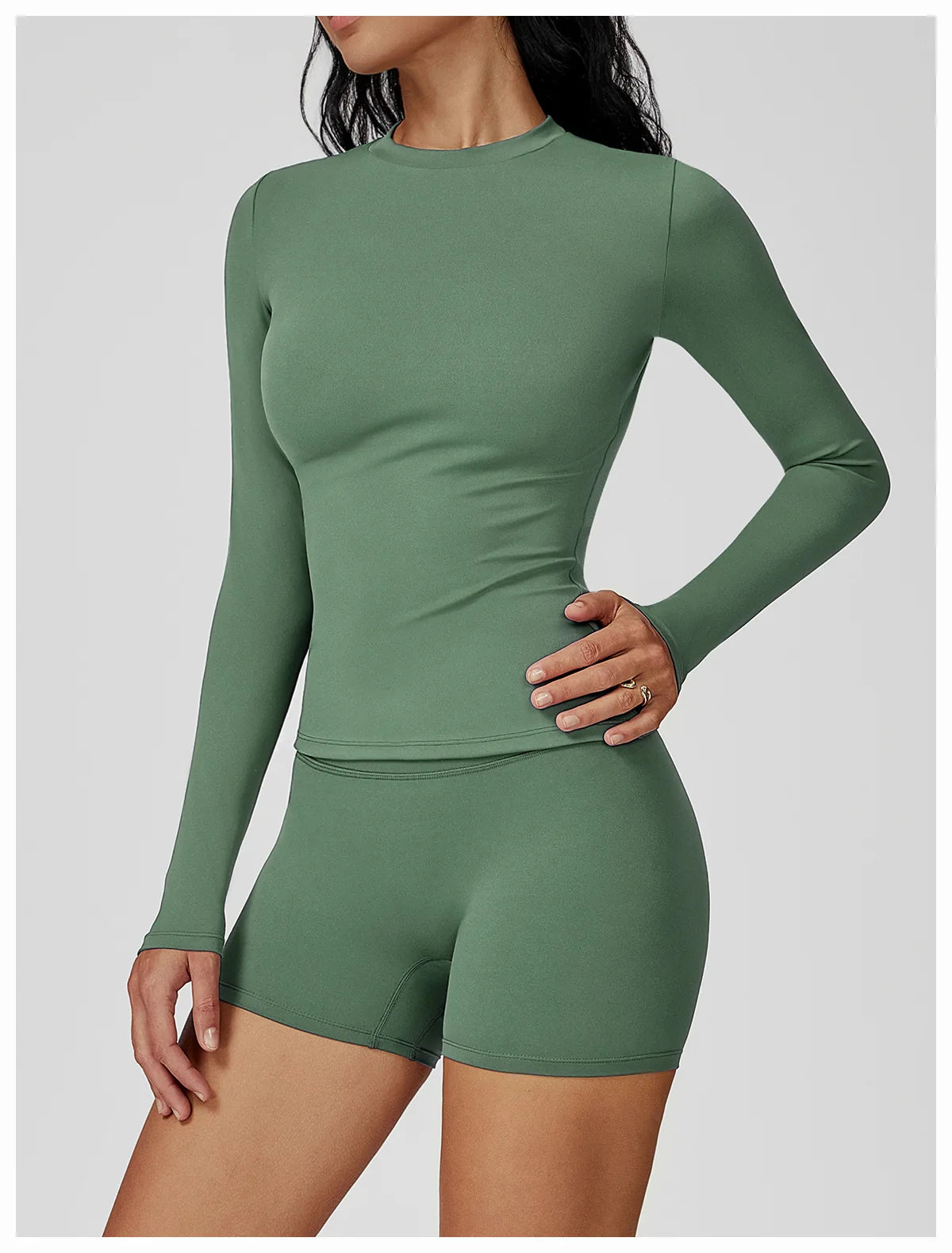 Yoga Shirts For Women Long Sleeve Fitness Running Push Up Gym Shirts Female Workout Breathable High Elastic Sports Top