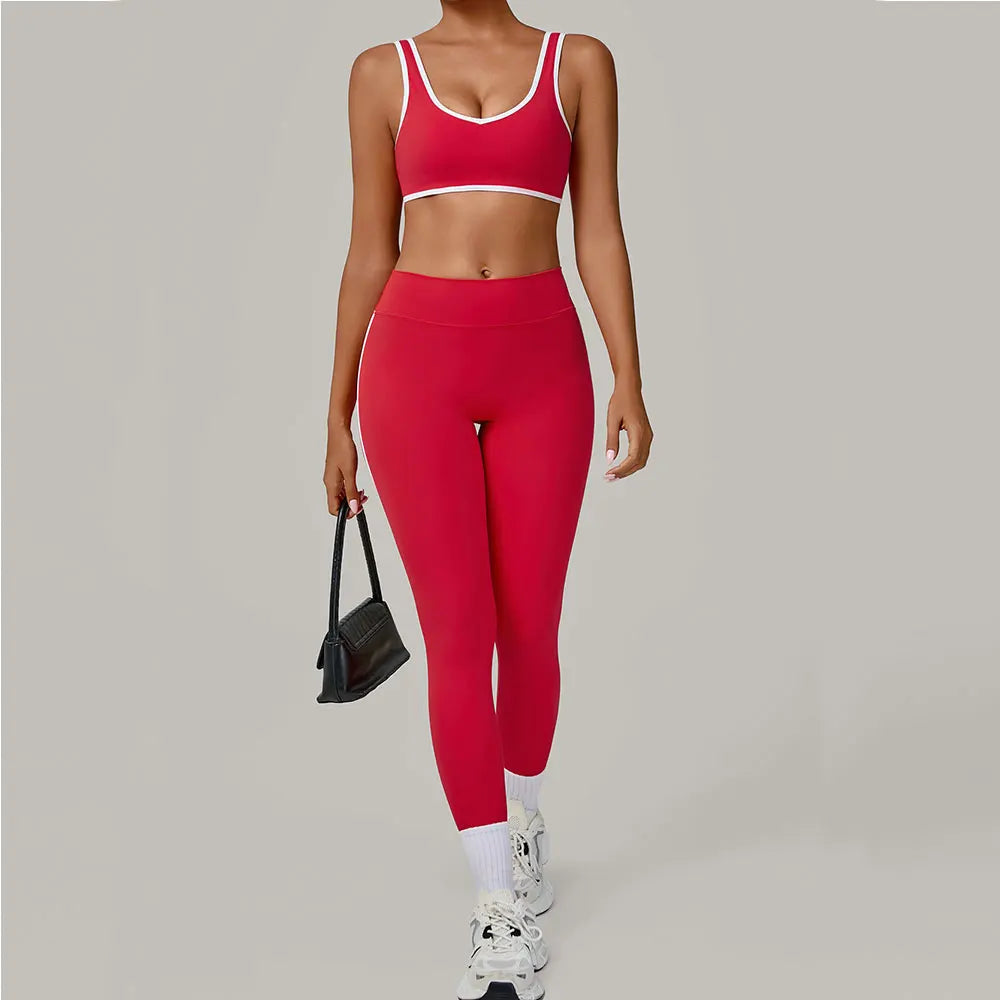 Sportswear Women Tracksuits Yoga Set 2 Pieces Gym Clothes Sports Suits Push Up Yoga Suits Fitness Set Sports Bra Gym Leggings