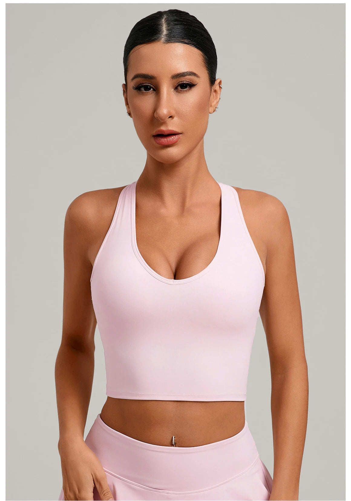 Sexy Sports Bra Anti-Sweat Fitness Top Women High Strength Yoga Bra Shockproof Crop Top Push Up Sport Underwear Gym Workout Top