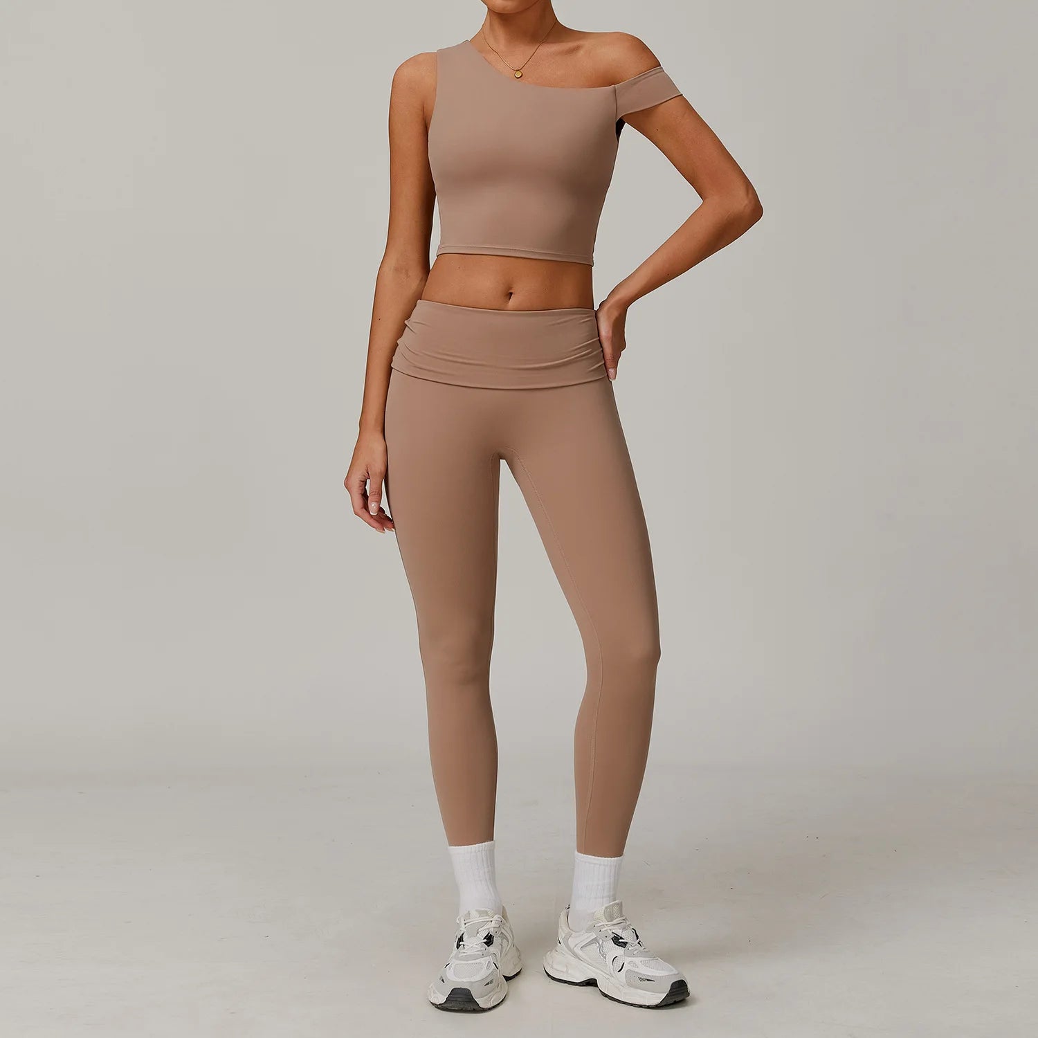 Yoga Set 2 Pieces Women Clothes Workout Outfits Fitness Sportswear Gym Tracksuit High Waist Leggings Sports Bra Athletic Wear