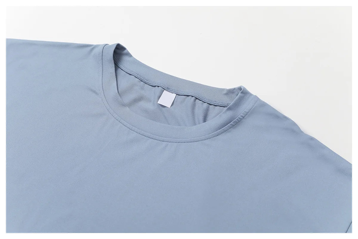 Summer New Sports Short Sleeved Top for Women Comfortable Round Neck Short T-shirt Fitness Running Yoga Short Sleeved Gym Shirt
