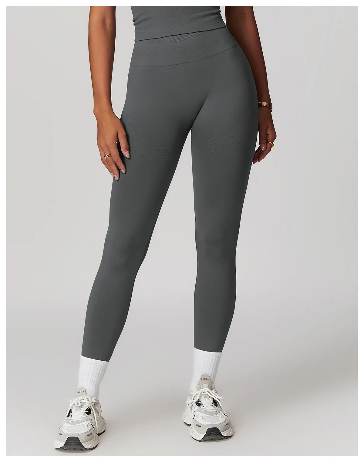 High Waist Seamless Leggings Women Fitness Running Yoga Pants Ribbed Leggings Energy Gym Tights Leggings Casual Workout Leggings