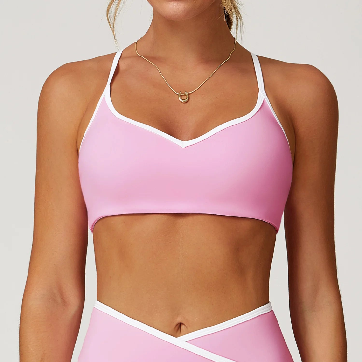 Gym Underwear Women's Sport Bra Sports Bra Anti-sweat Breathable Yoga Bra Shockproof Crop Top Fitness Top Push Up Workout Tops